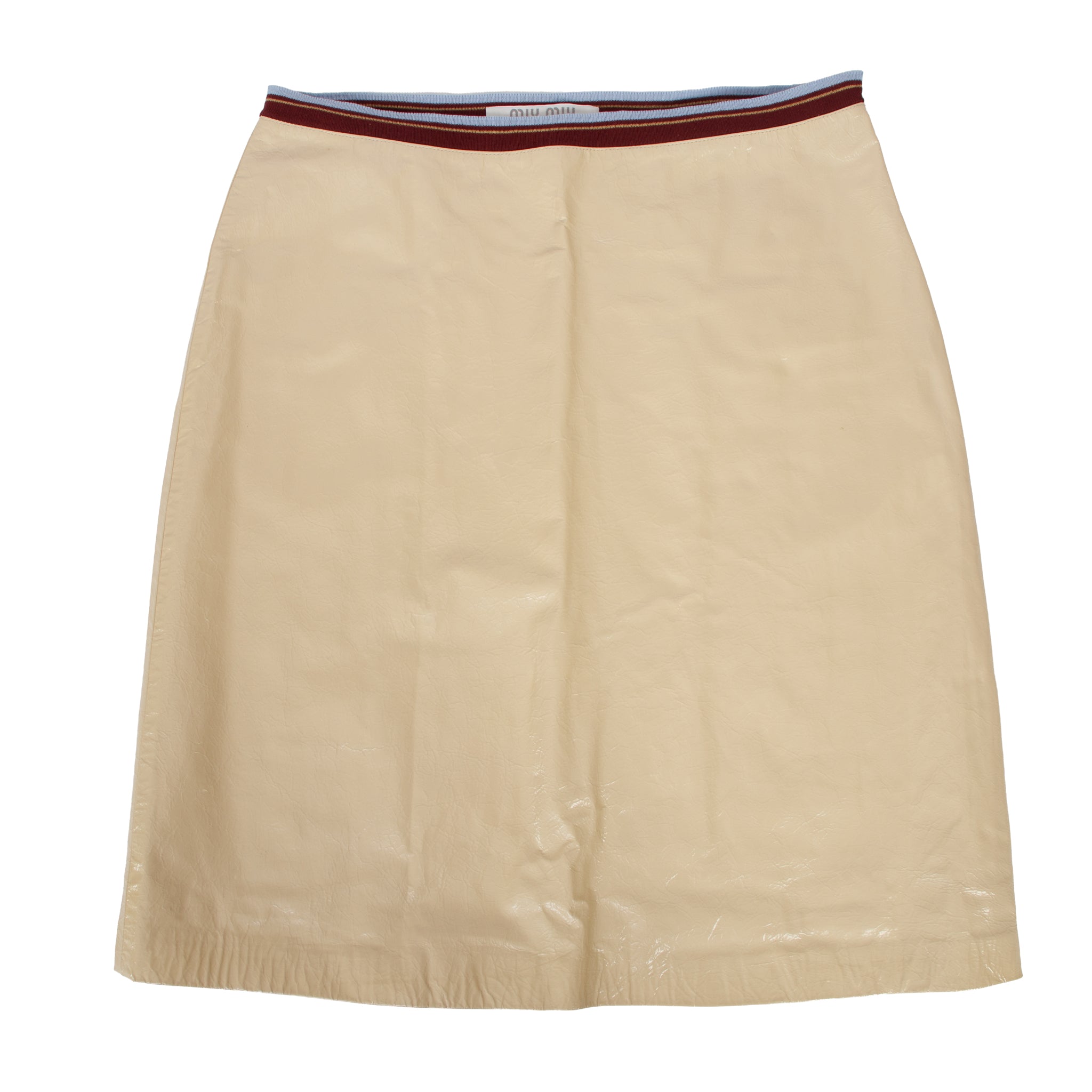SS 2000 Miu Miu Patent Leather Skirt
