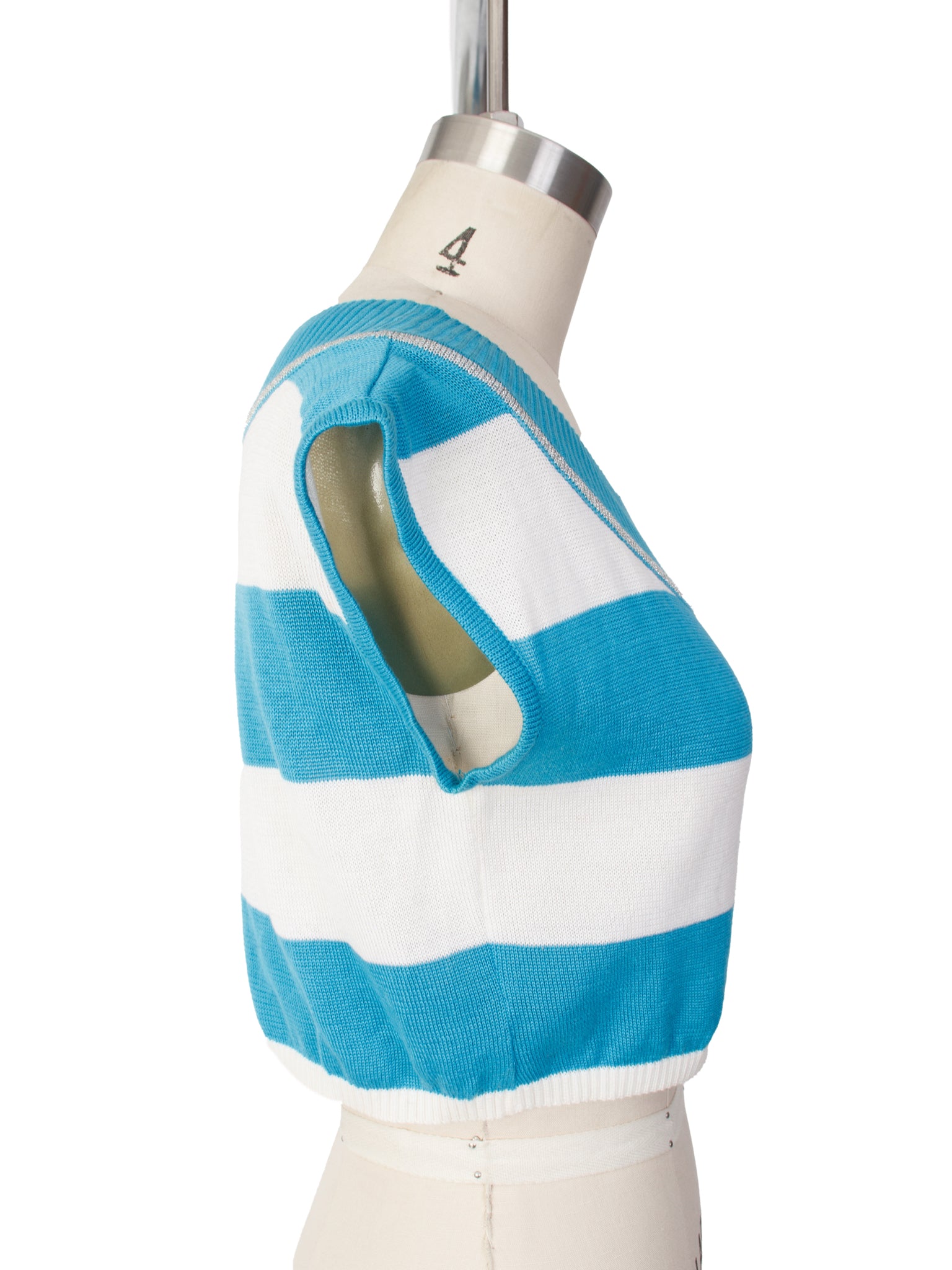 Christian Dior Sports Striped Crop Top