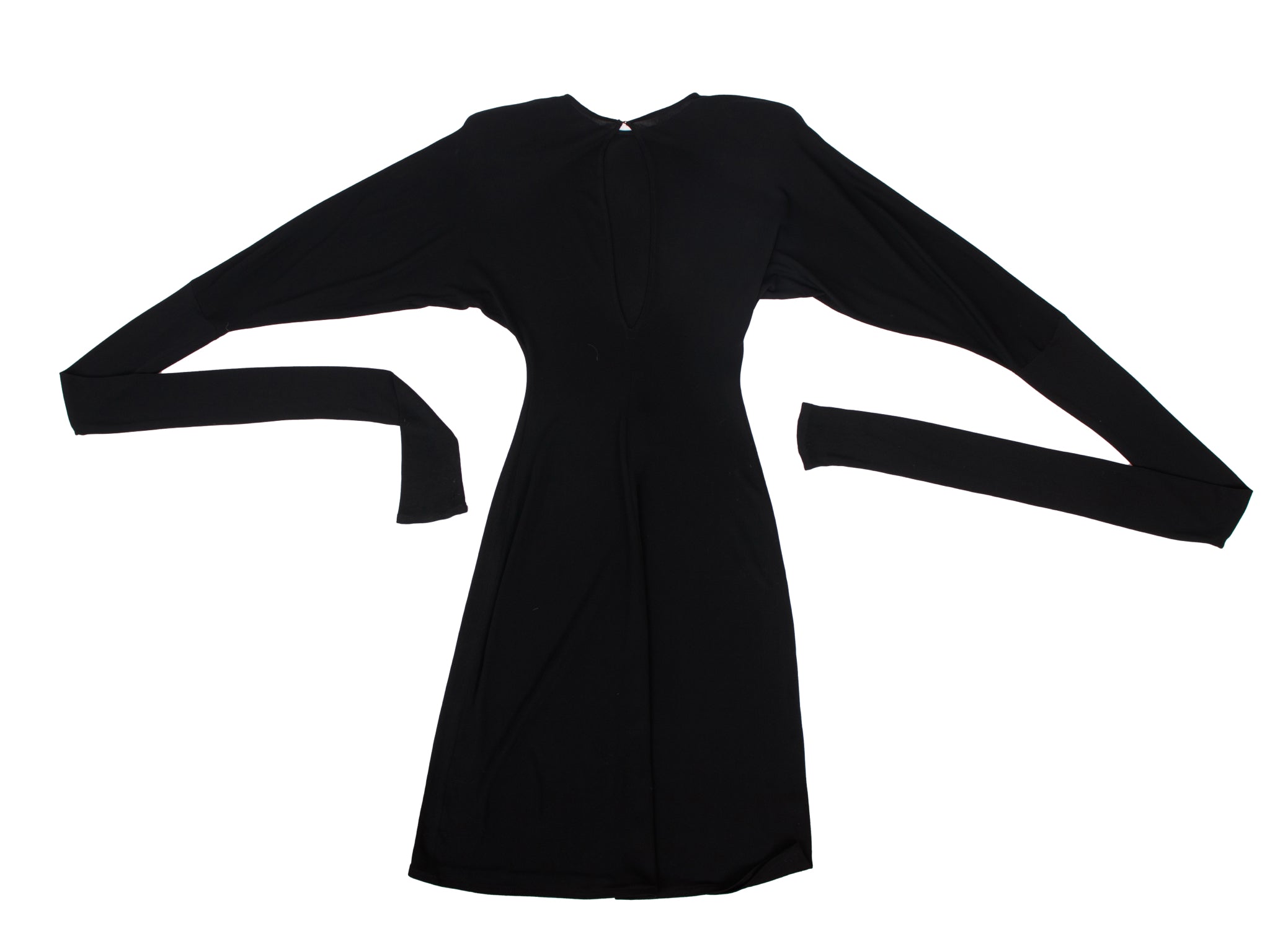 OMO Norma Kamali Jersey Exaggerated Sleeve Dress