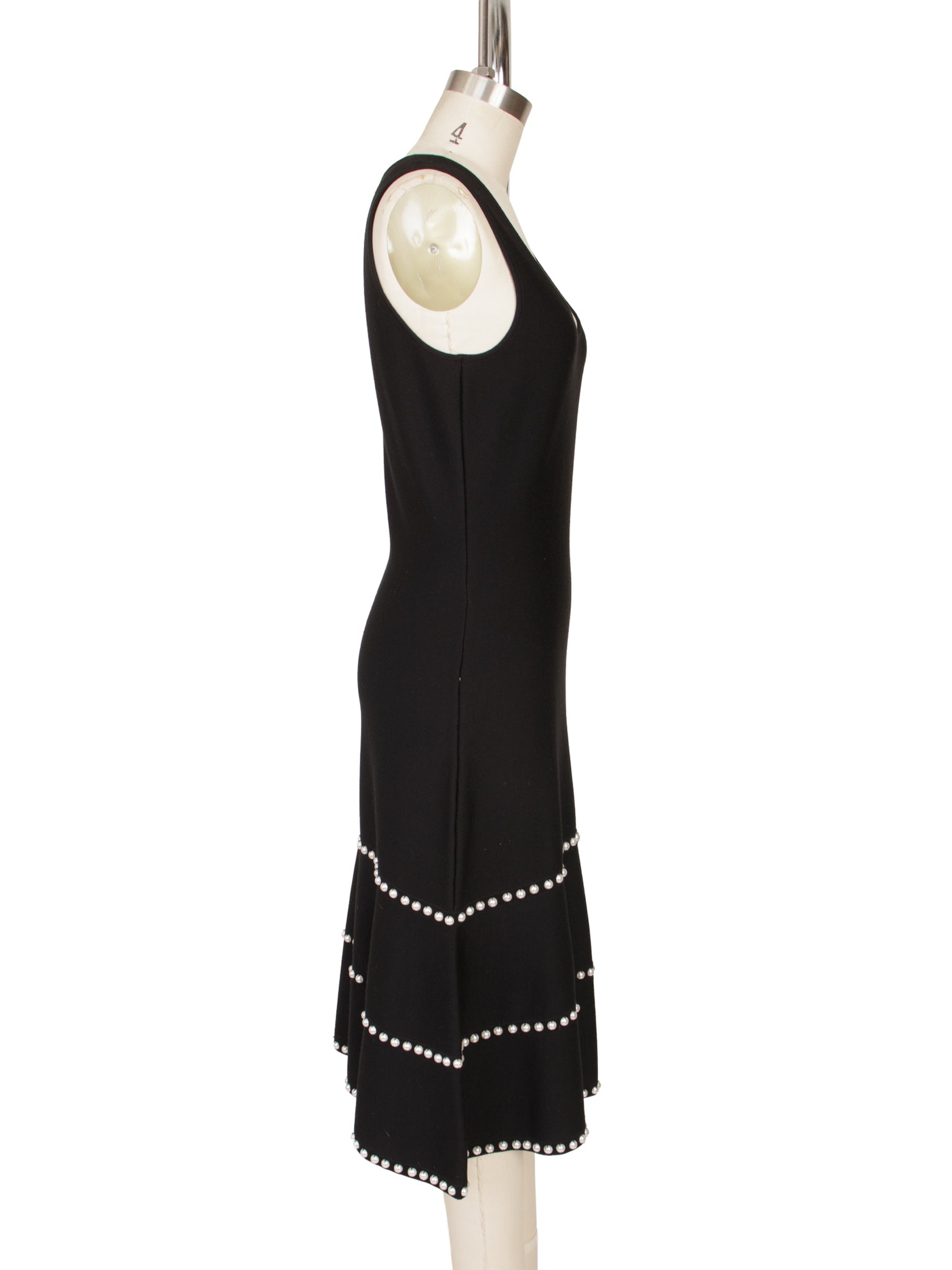 Carolina Herrera Faux Pearl Embellished Cardigan & Dress Set