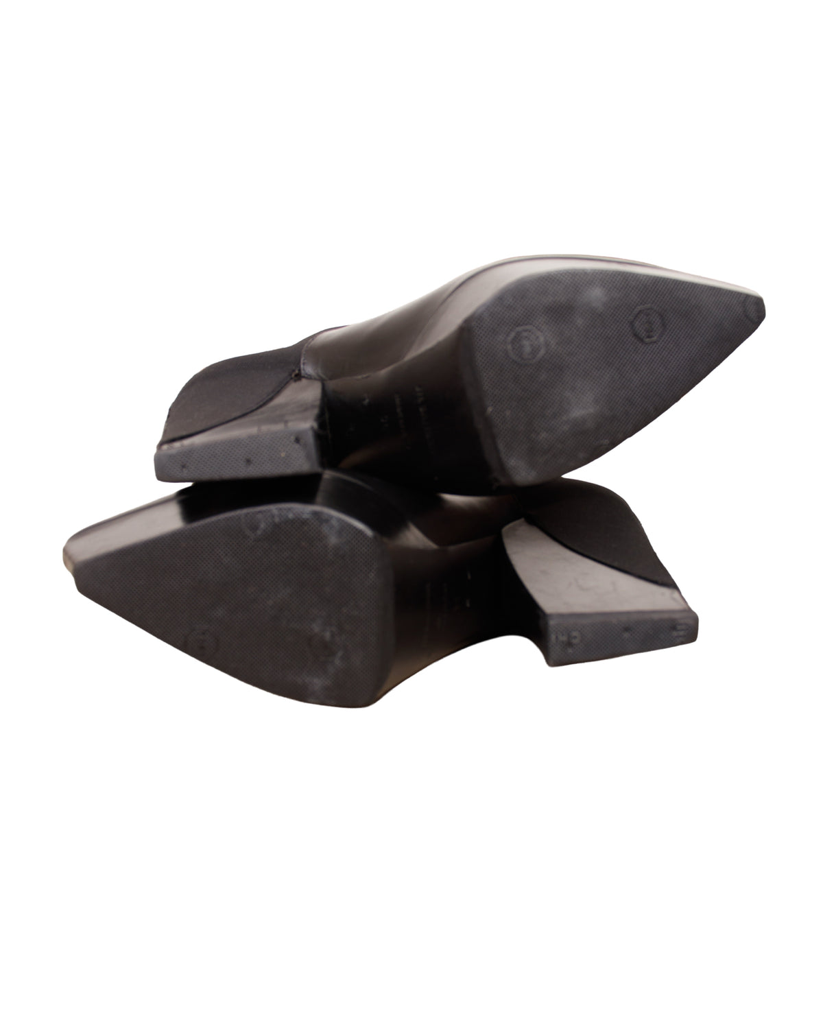 FW07 Jil Sander Block Heel Platform Boots