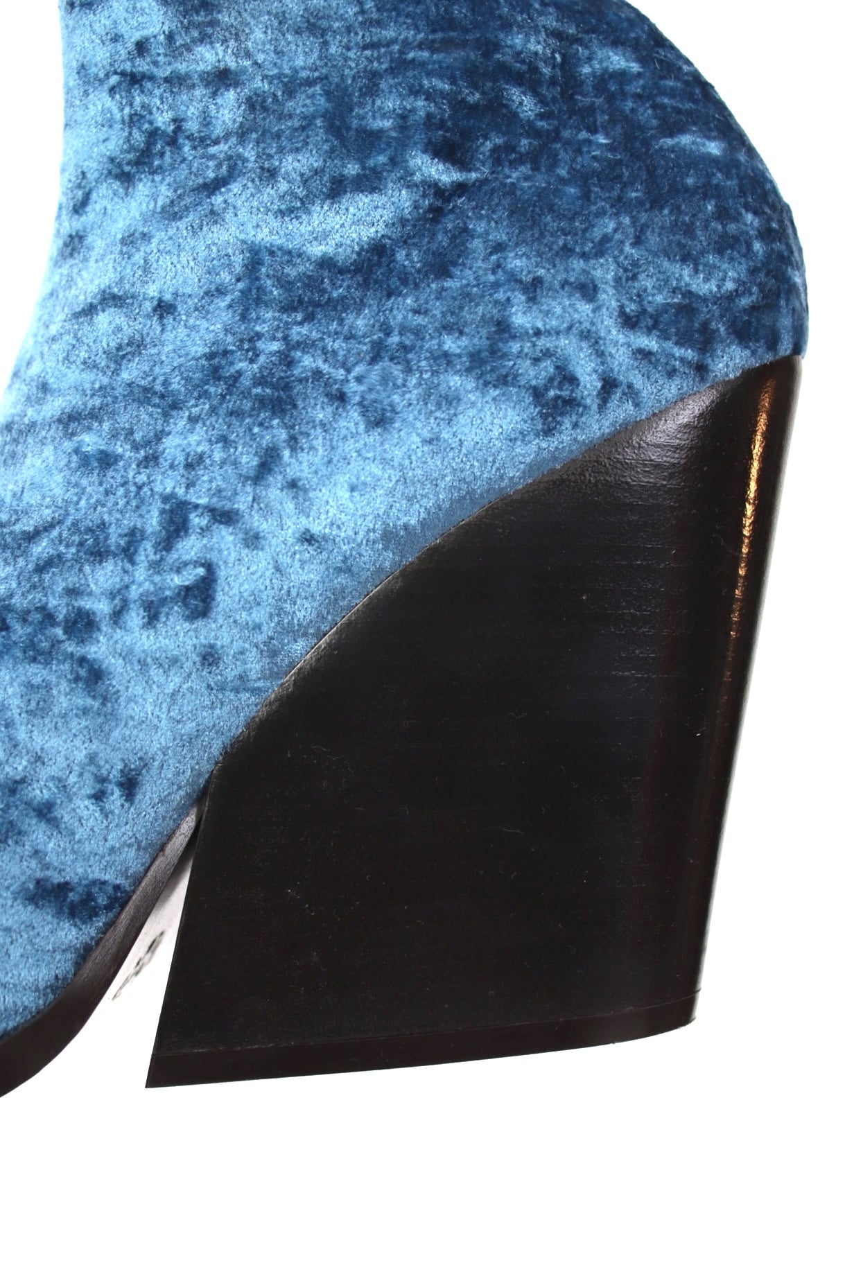 Stella McCartney Cowboy Crushed Velvet Boots (Final Sale)