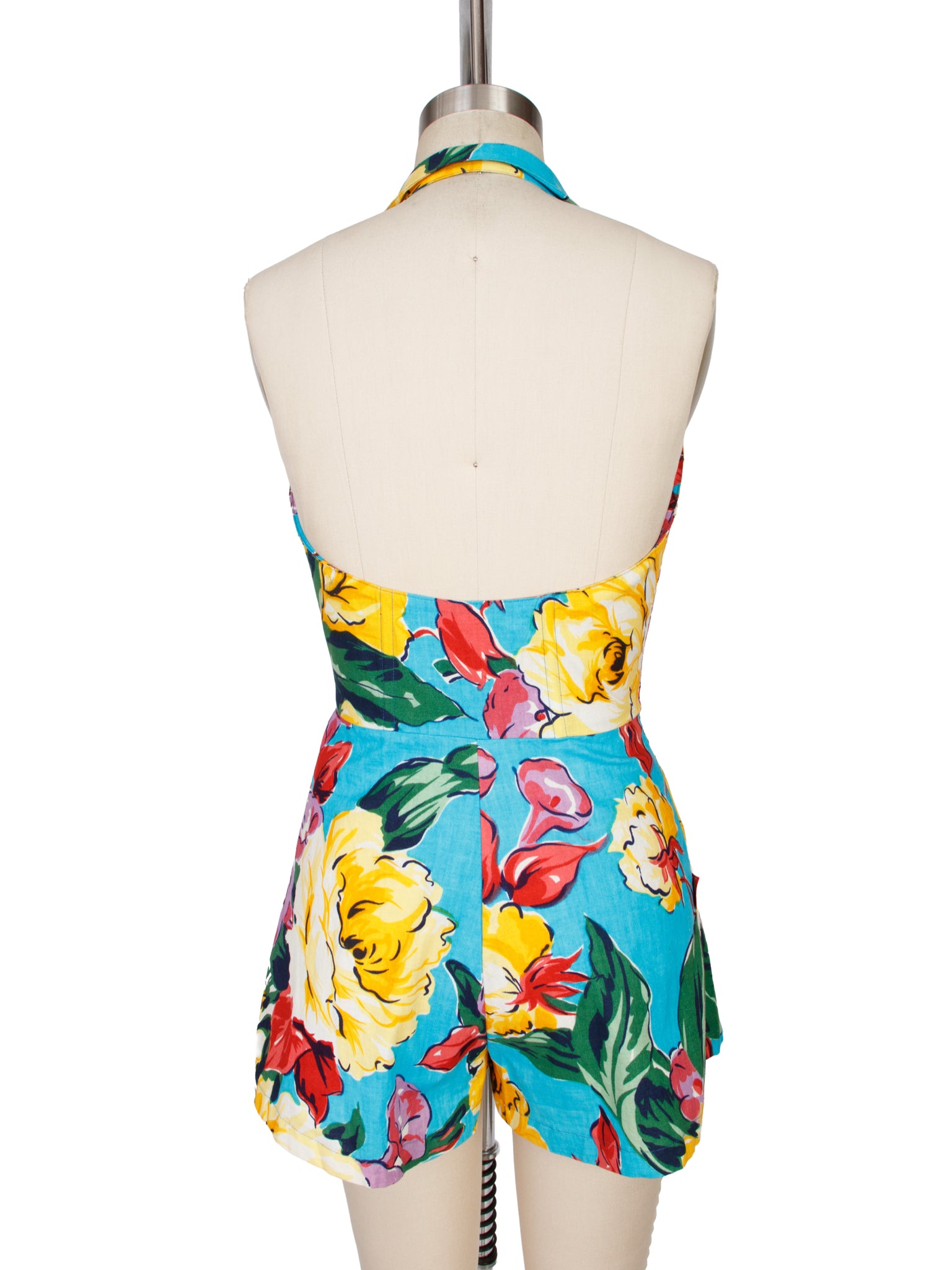 Fiorucci Floral Halter Romper