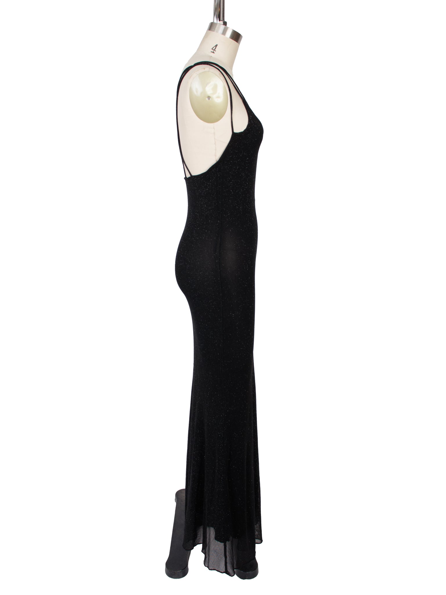 Nobody by Elisabeth Rogiani Lurex Crossover Straps Dress