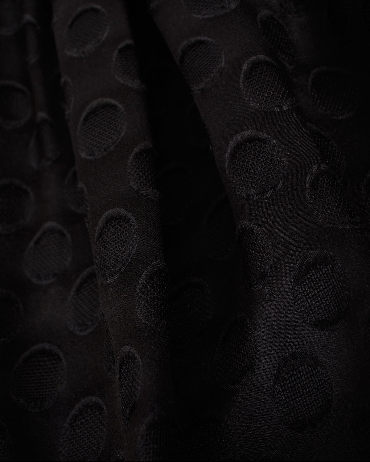 No. 6 Silk Polka Dot Pleated Blouse