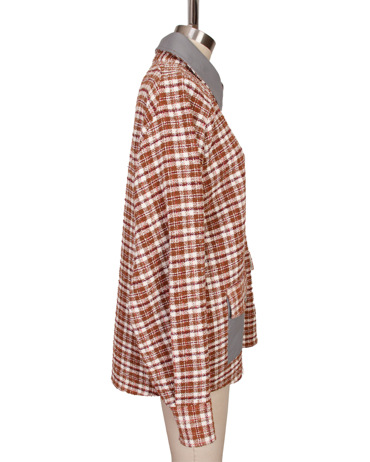Remain Birger Christensen Plaid Boucle Jacket