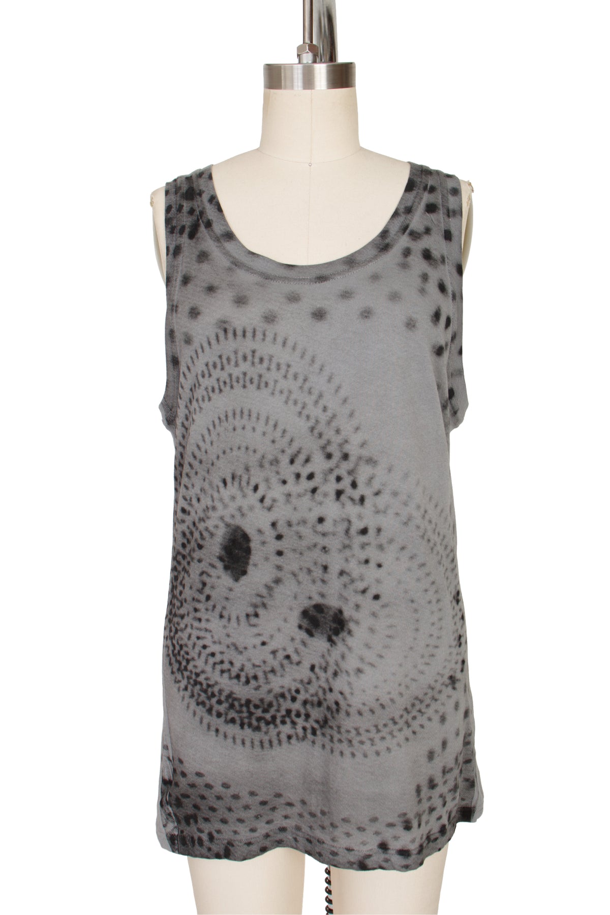 Ann Demeulemeester Abstract Gradient Print Top