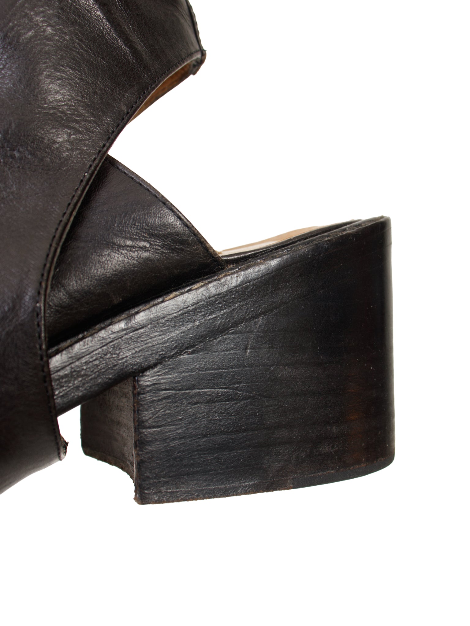 SS 1994 Ann Demeulemeester Stirrup Spats Boots