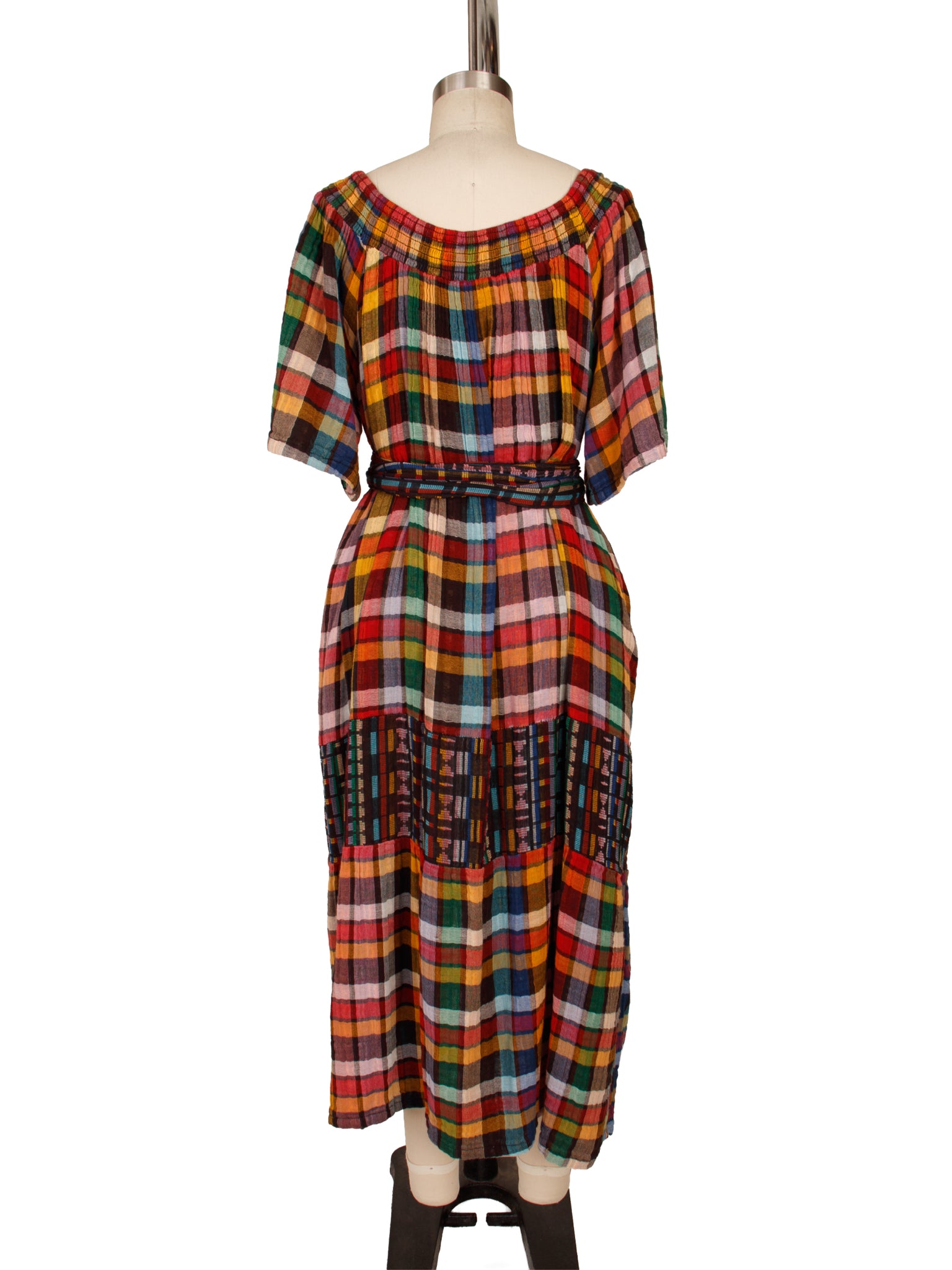 Ace & Jig Rainbow Double Gauze Check Dress