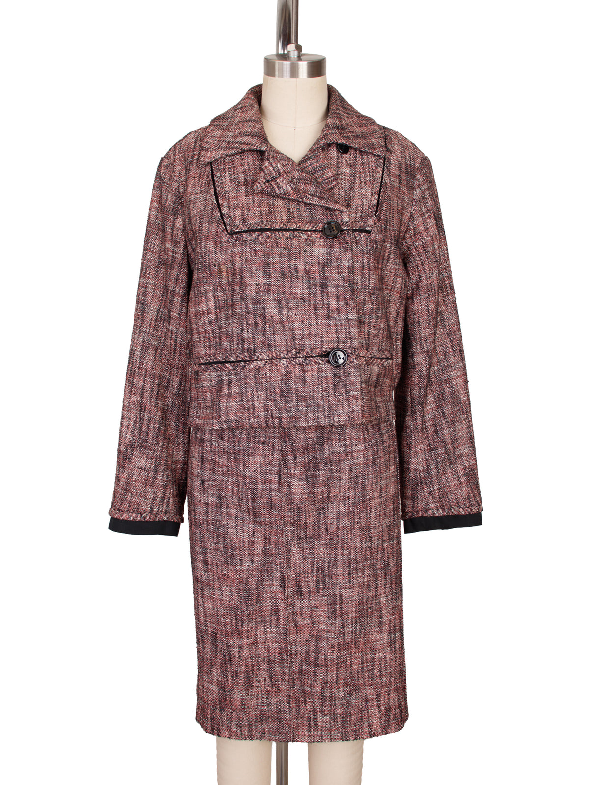 2007 Yves Saint Laurent Tweed Skirt Suit