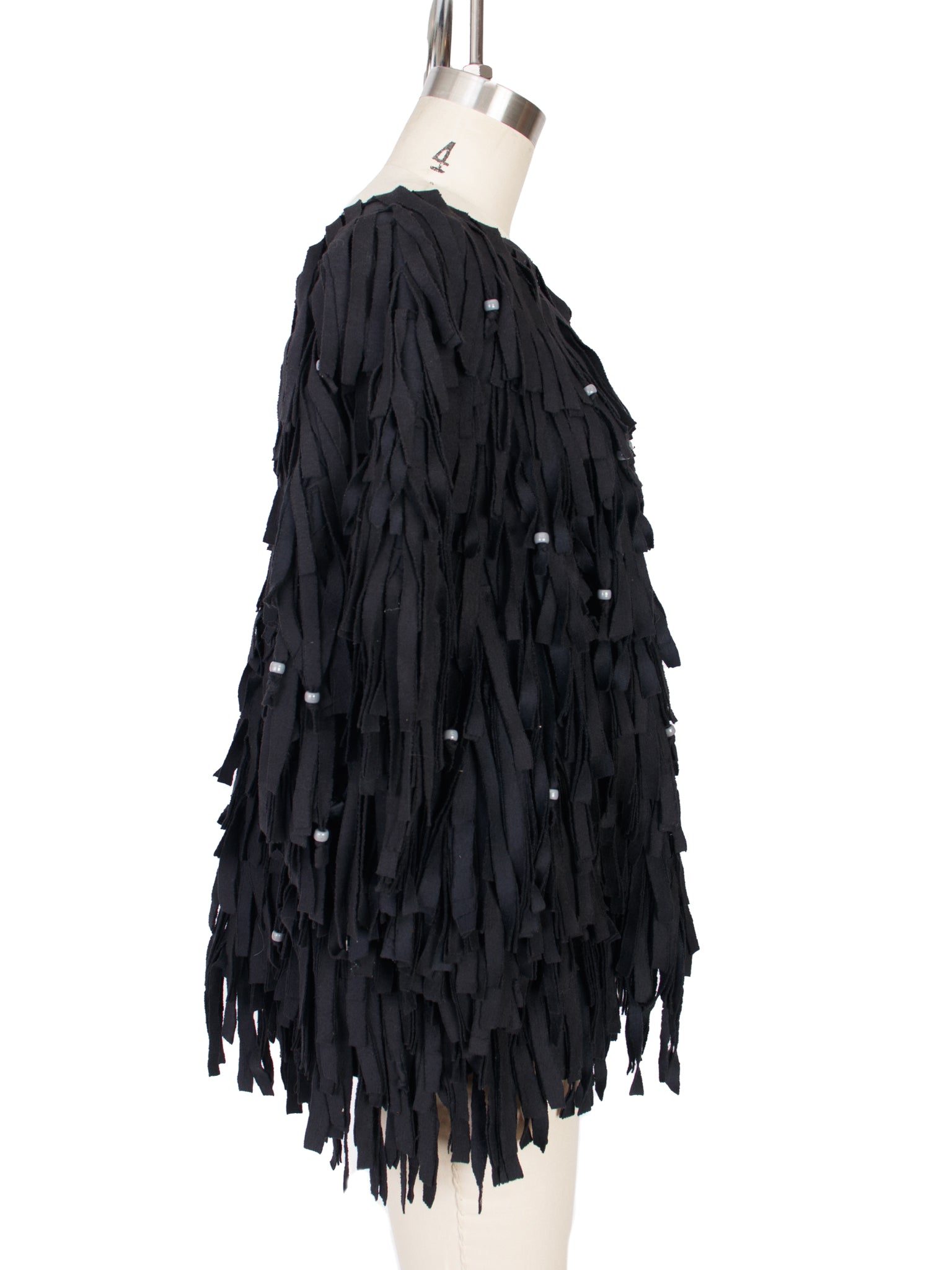Handmade Cotton Jersey Fringe Top