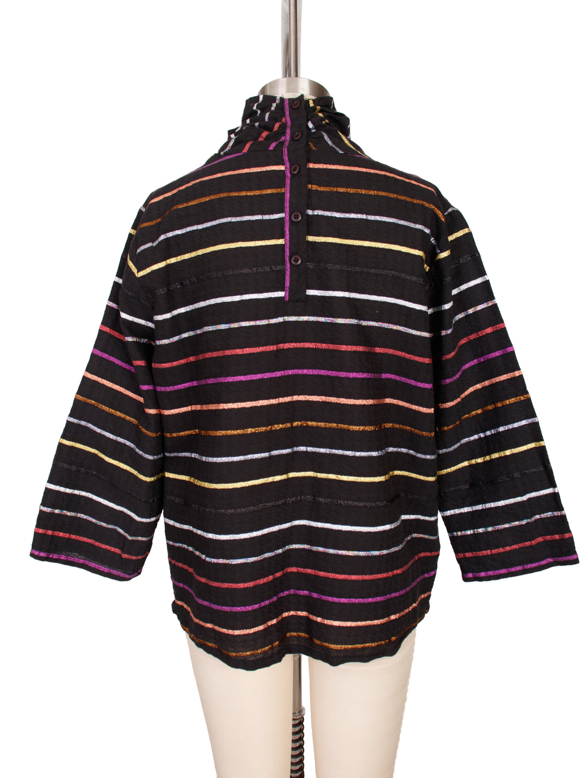 Ace & Jig Multicolor Metallic Stripe Top