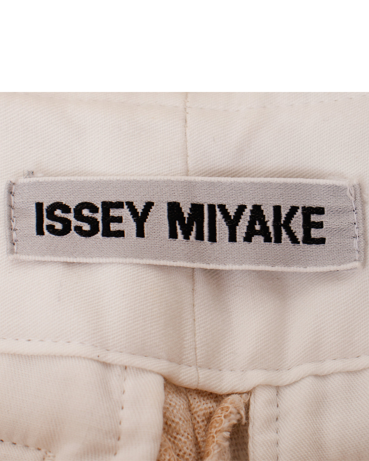SS03 Issey Miyake Runway Newspaper Print Pants