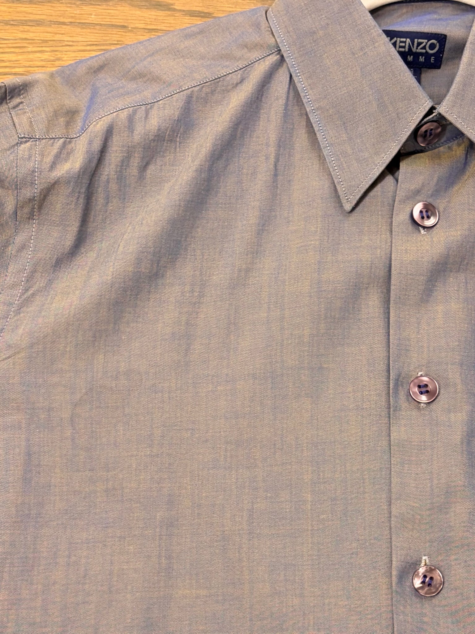 Kenzo Homme Cotton Iridescent Shirt