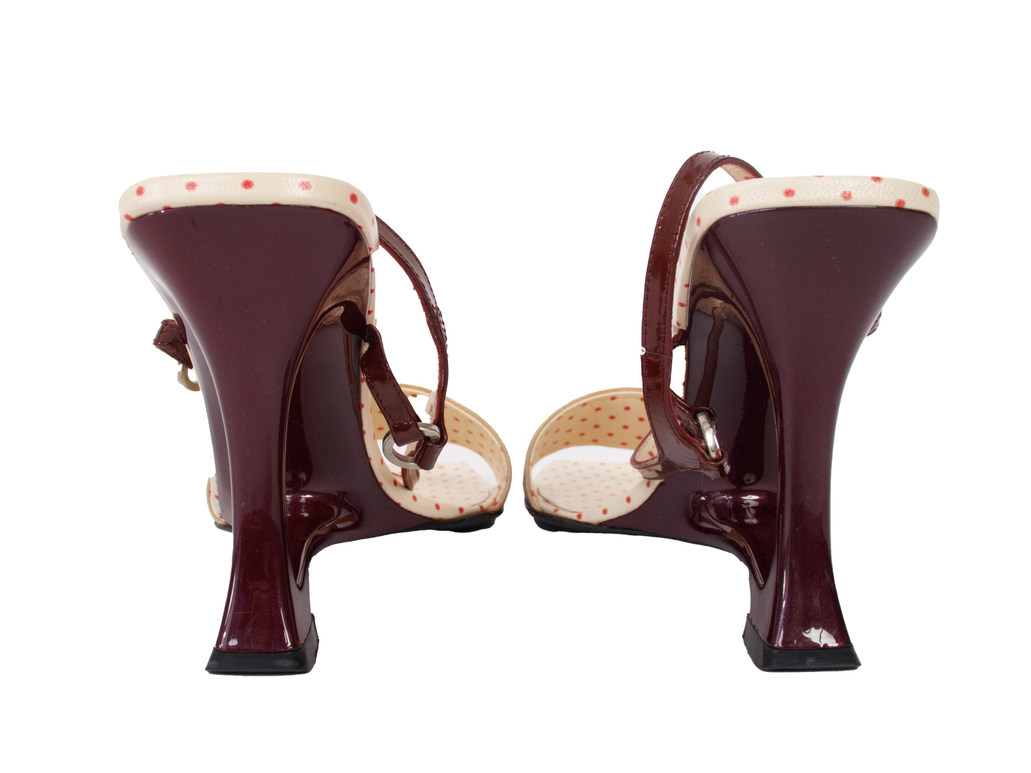 SS 2000 Prada Lipstick Sandals