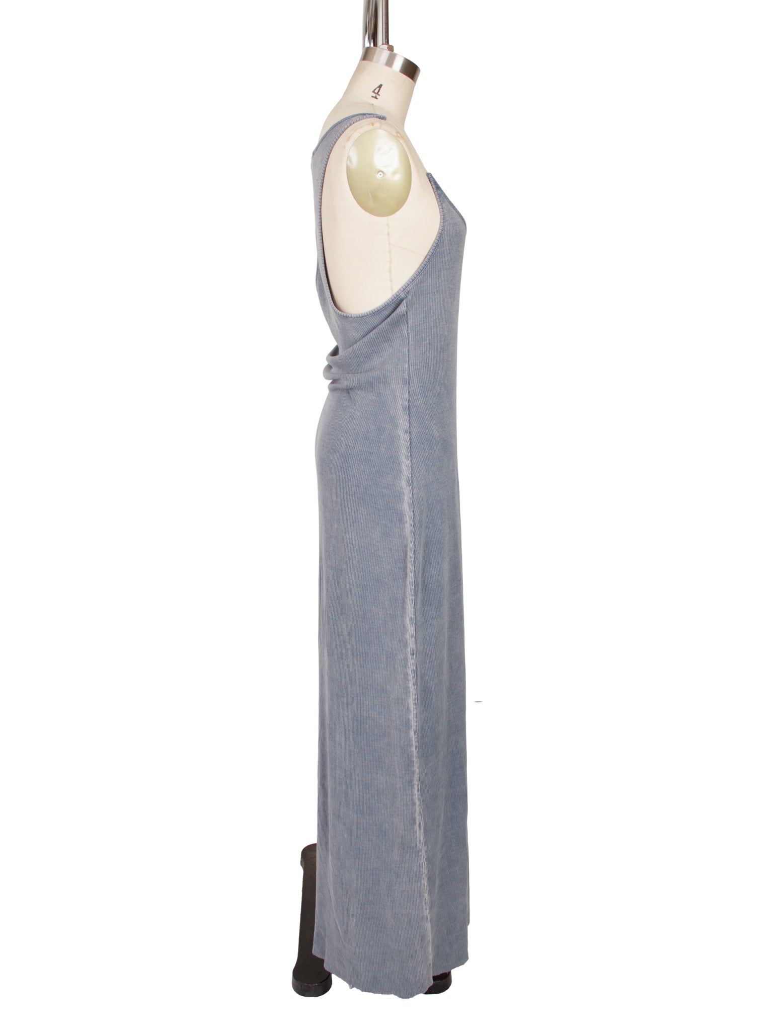 Y Project Invisible Strap Rib Knit Maxi Dress