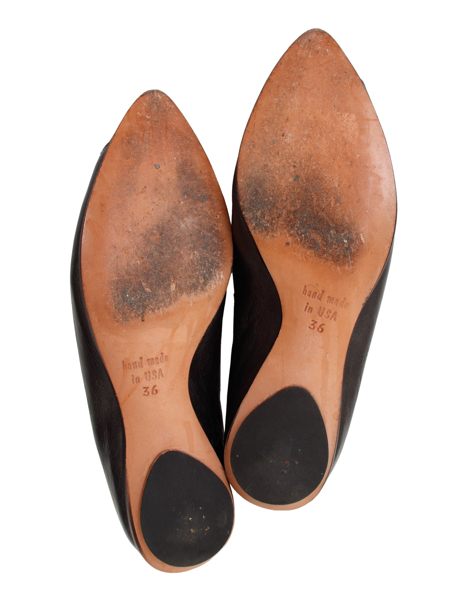Cydwoq Metallic Leather Pixie Flats