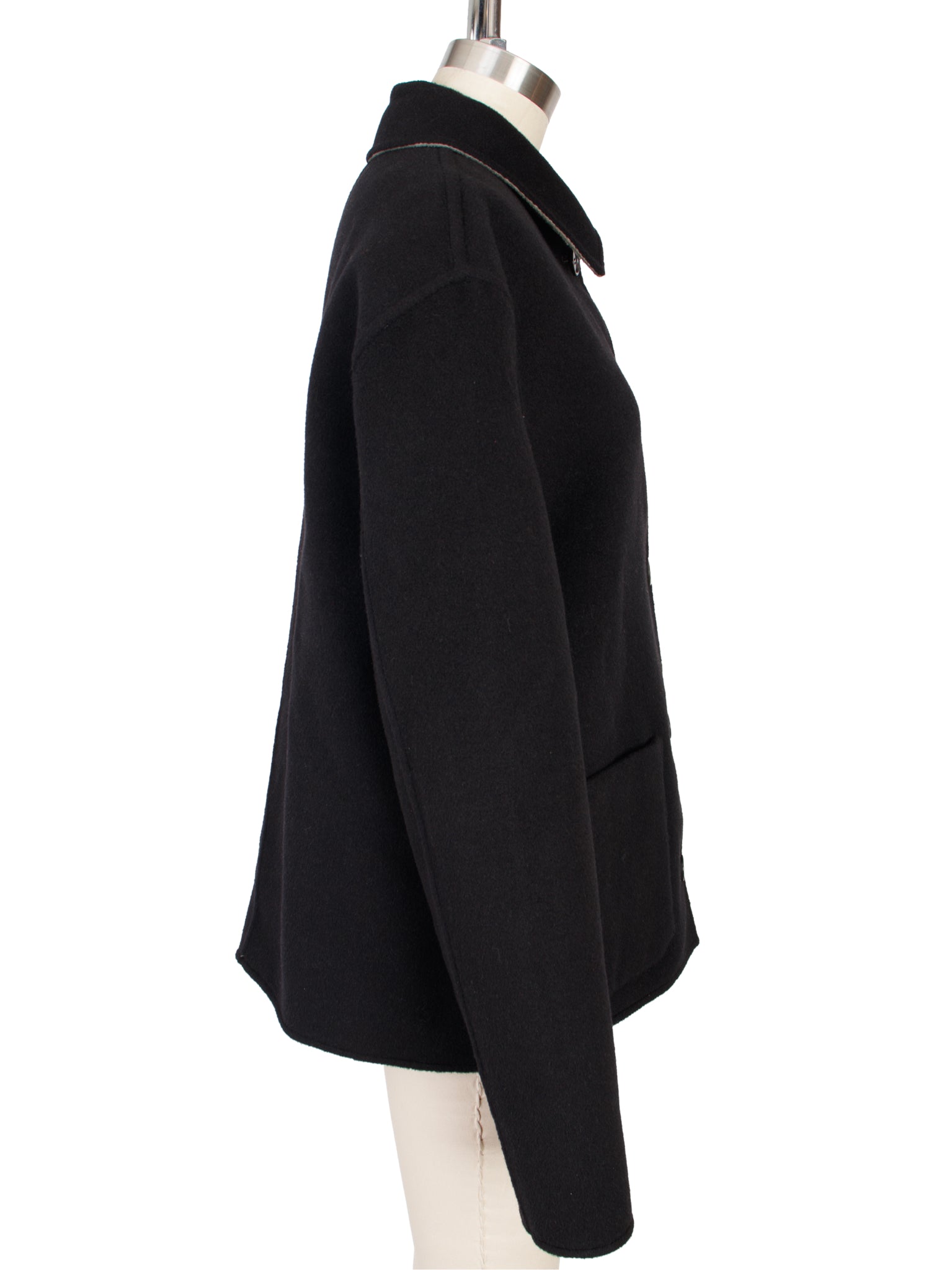 Loewe Wool Cashmere Reversible Anagram Fleece Jacket