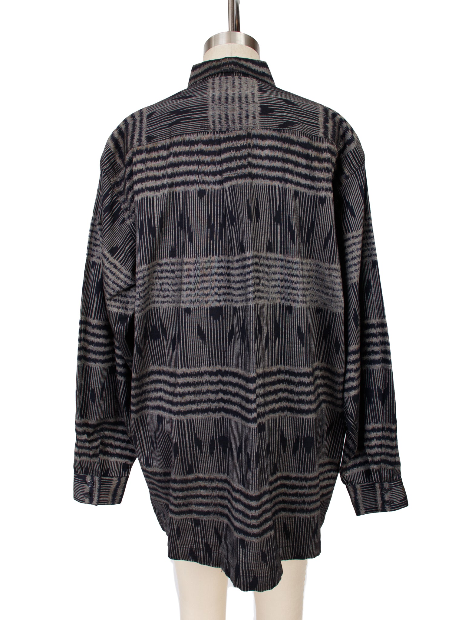 Nogo Handwoven Moire Pattern Shirt