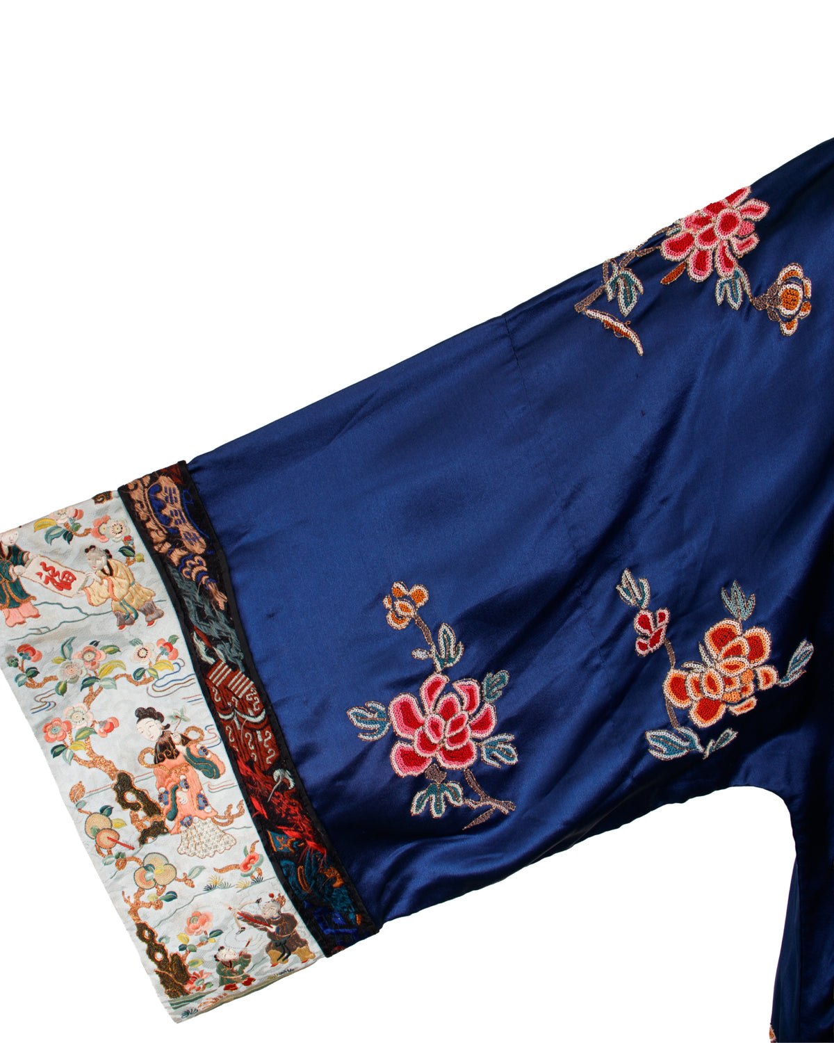 1930s Chinese Silk Embroidered Robe