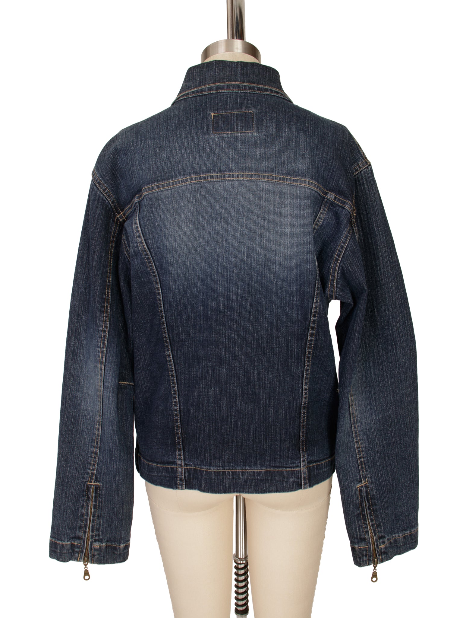 D&G Logo Embellished Denim Jacket