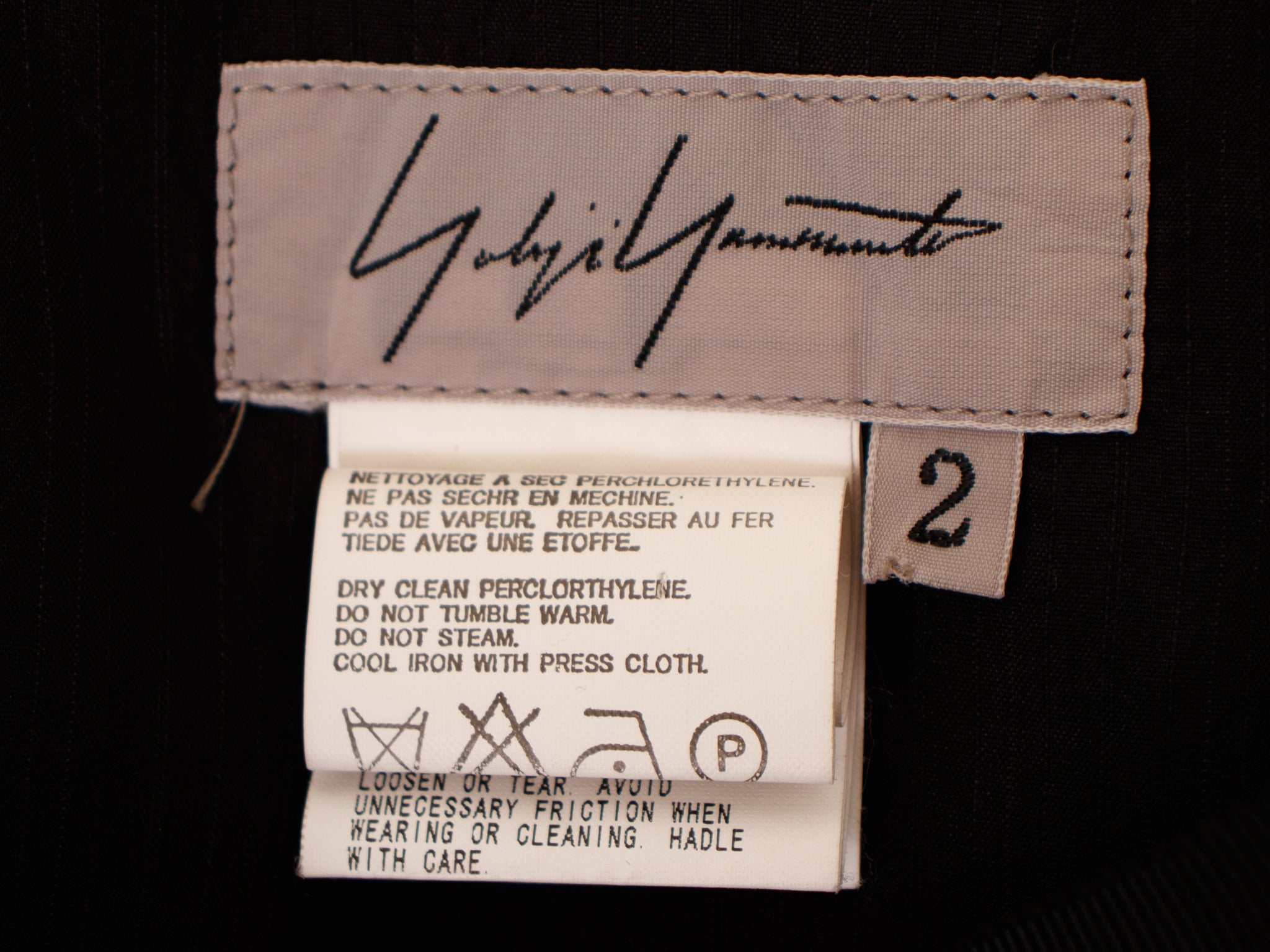 AW 2009 Yohji Yamamoto Fishtail Hem Pants