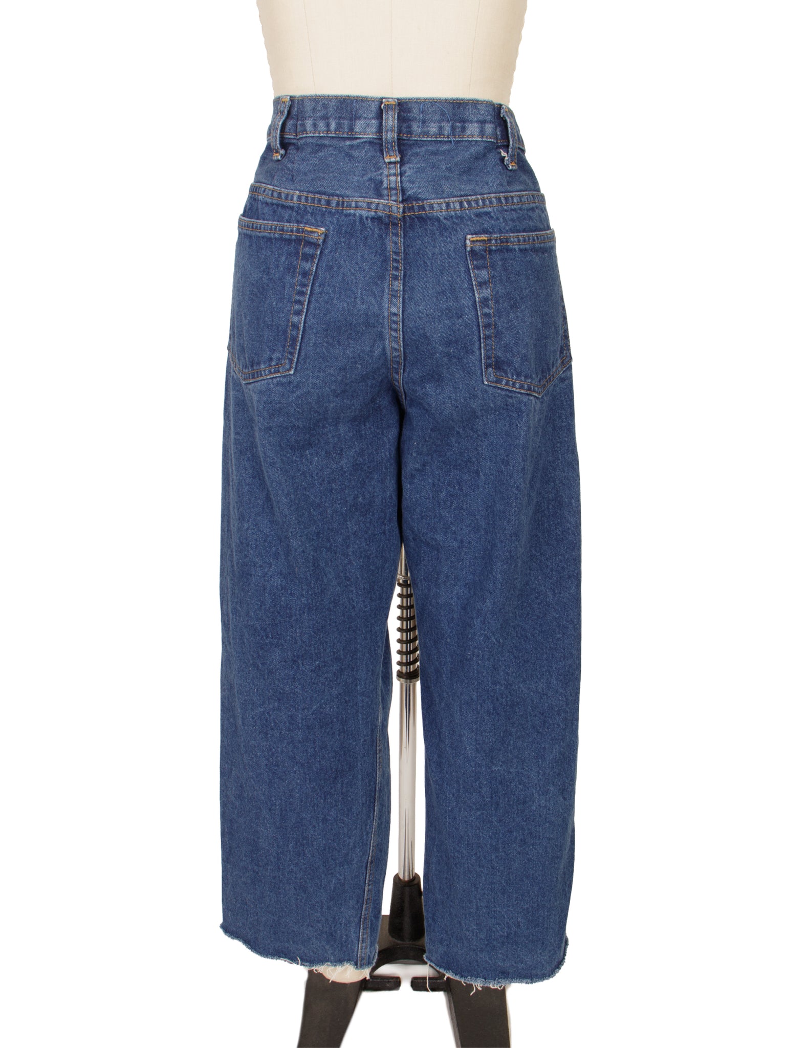 Proche Upcycled Front Pleat Jeans