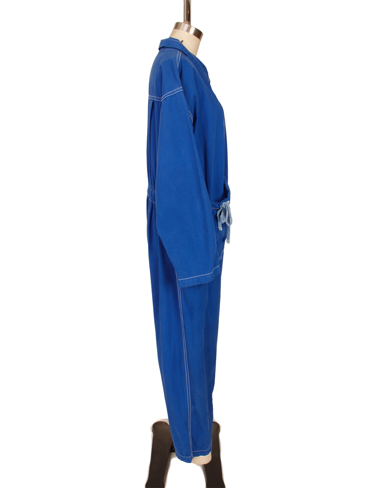 Judi Rosen Canvas Contrast Stitch Jumpsuit