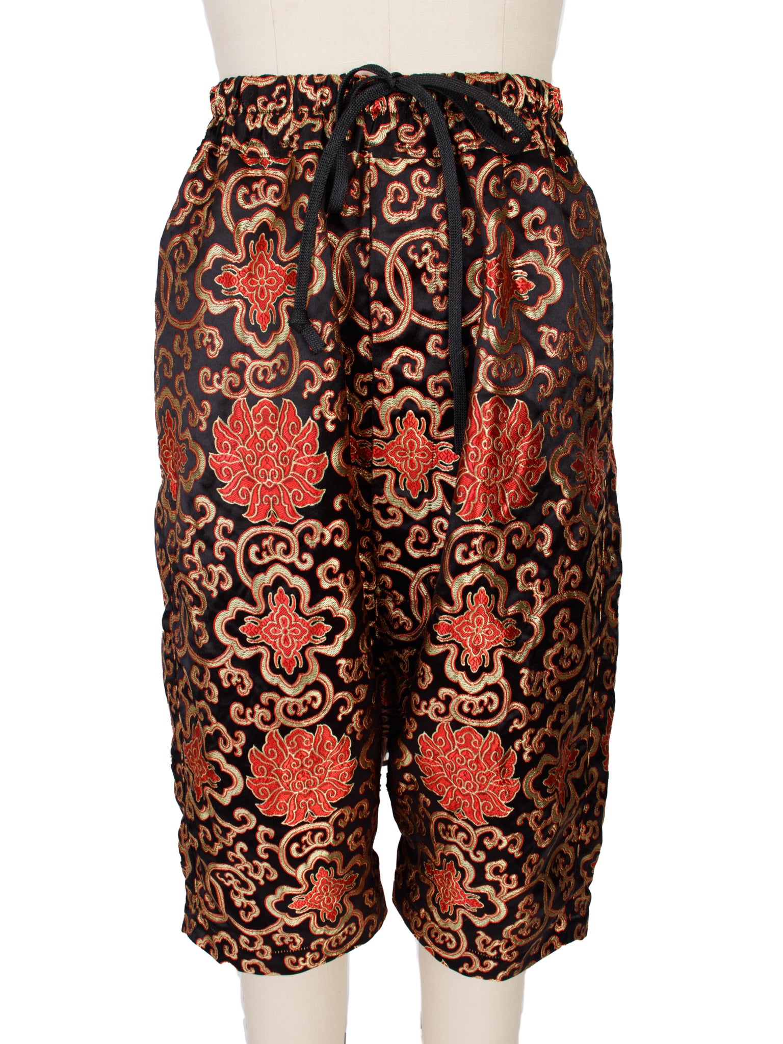 Junya Watanabe Satin Brocade Harem Shorts