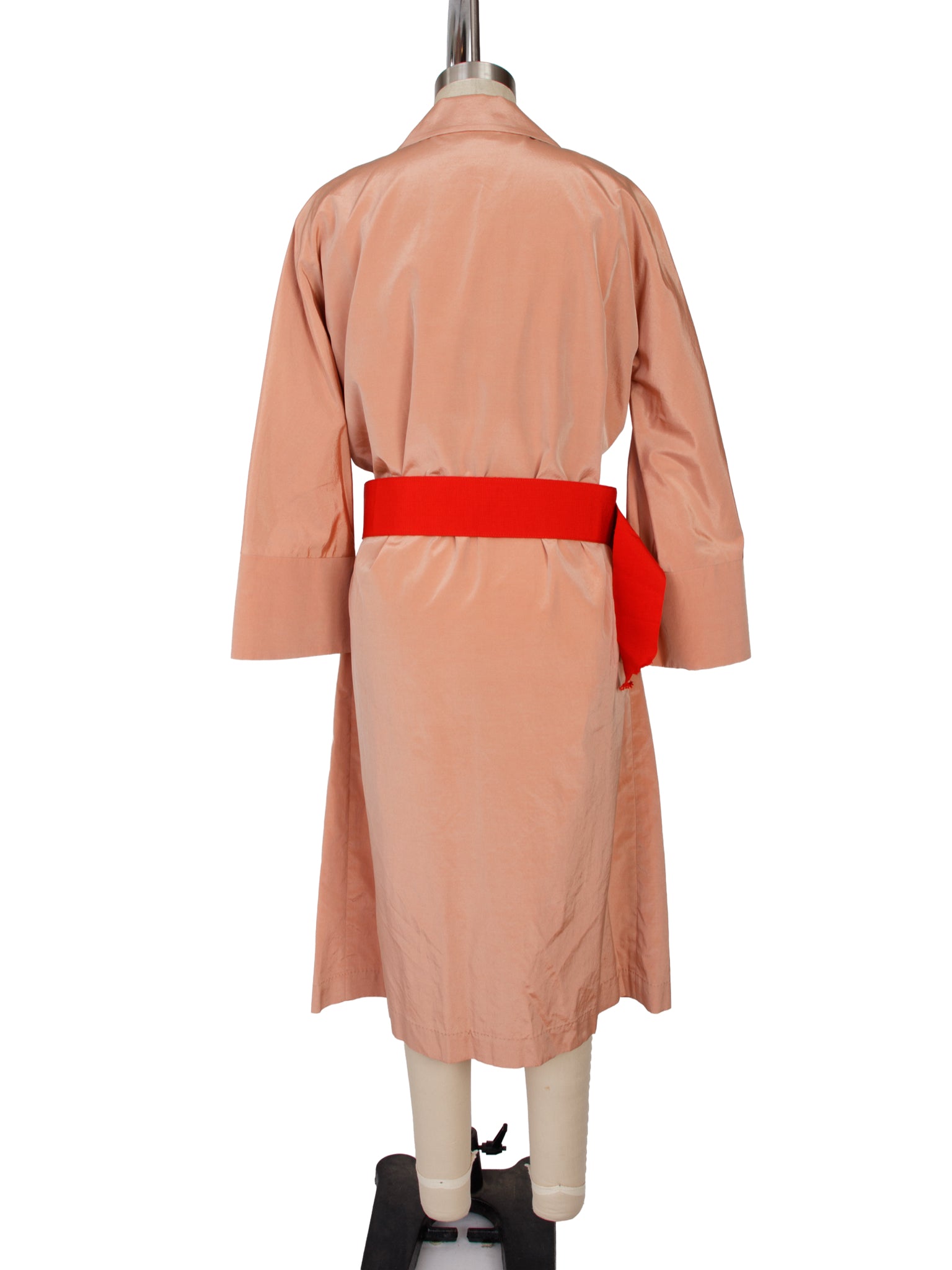 Dries Van Noten Silk & Cotton Trench Coat