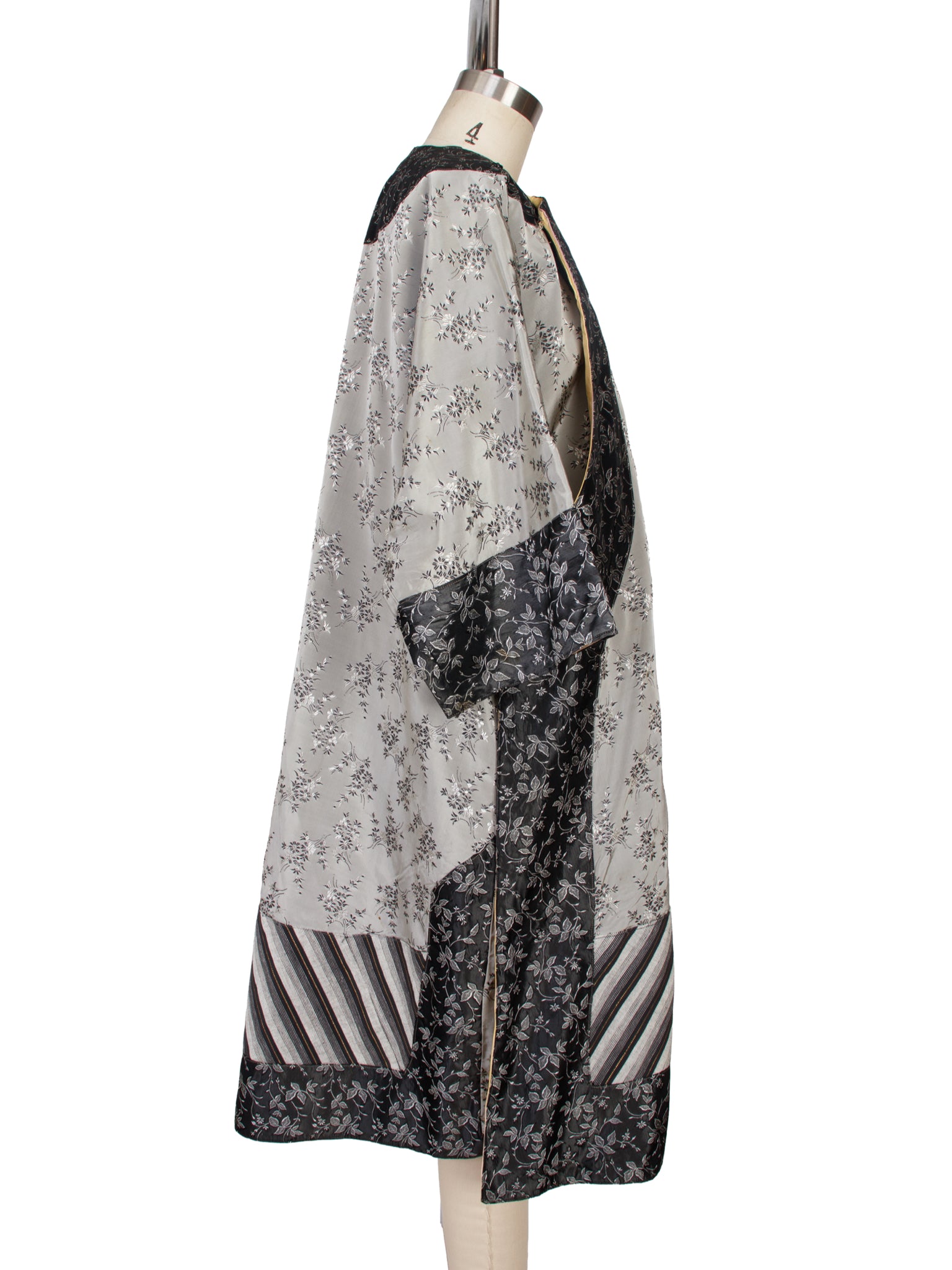 Silk Floral Embroidered Robe