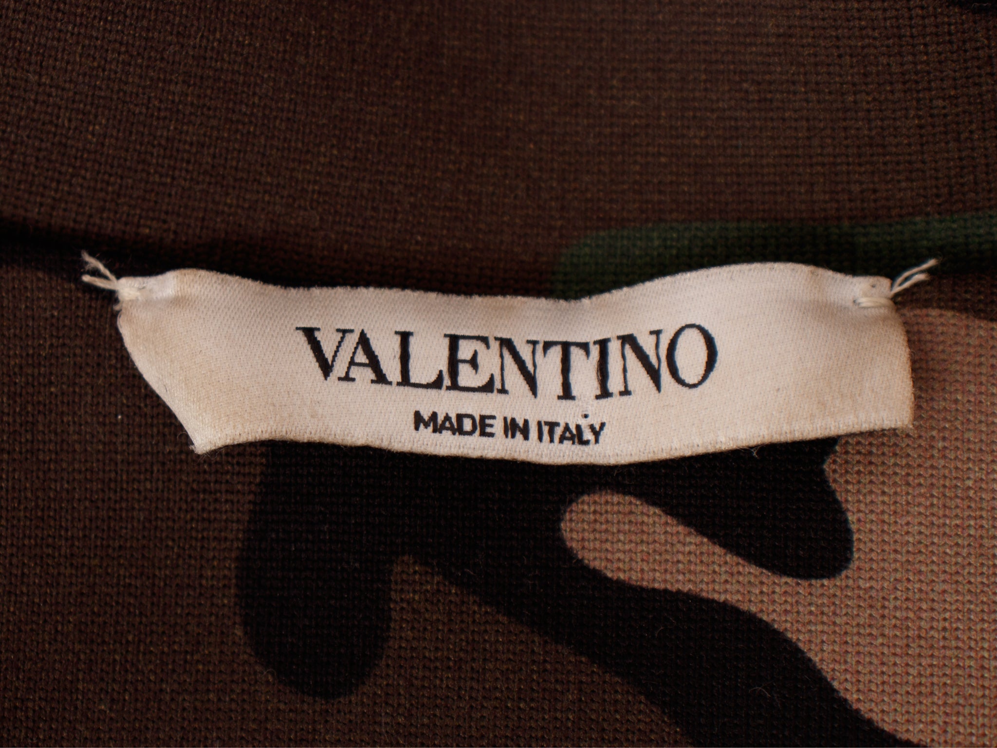 Valentino Camo Zip Up Jacket