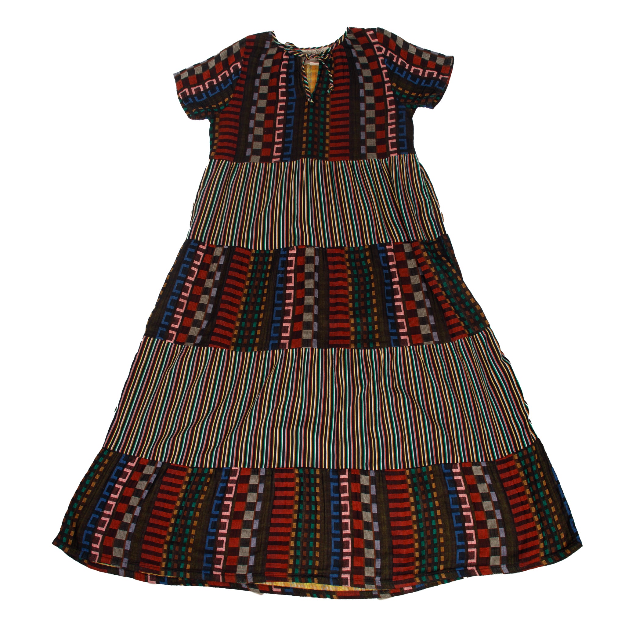 Ace & Jig Abstract Stripe Jacquard Dress
