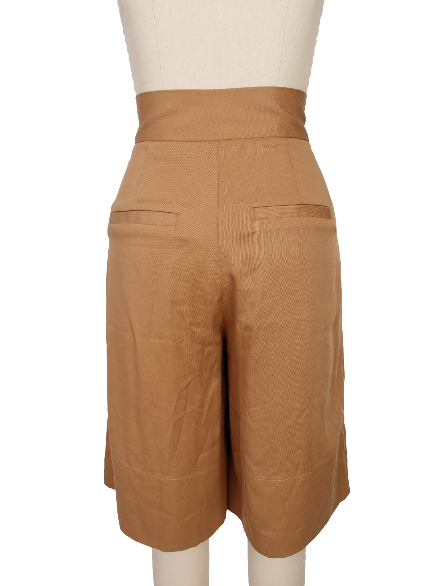 St. Agni Tencel Twill Pleat Shorts