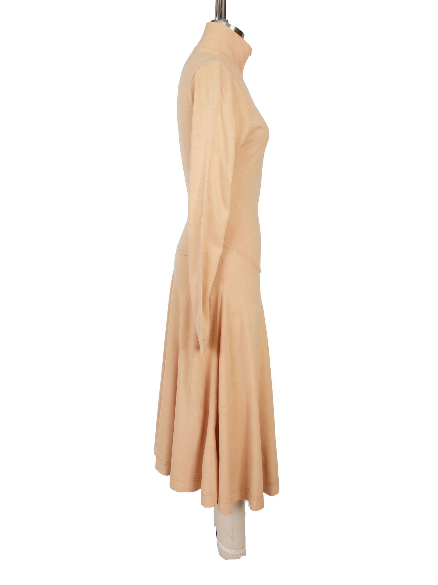 1970s Alley Cat by Betsey Johnson Knit Swing Dress