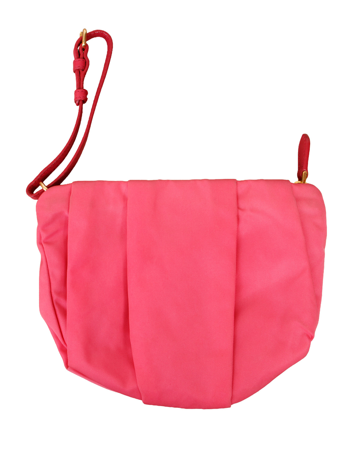 Prada Tessuto Rosette Wristlet Pouch