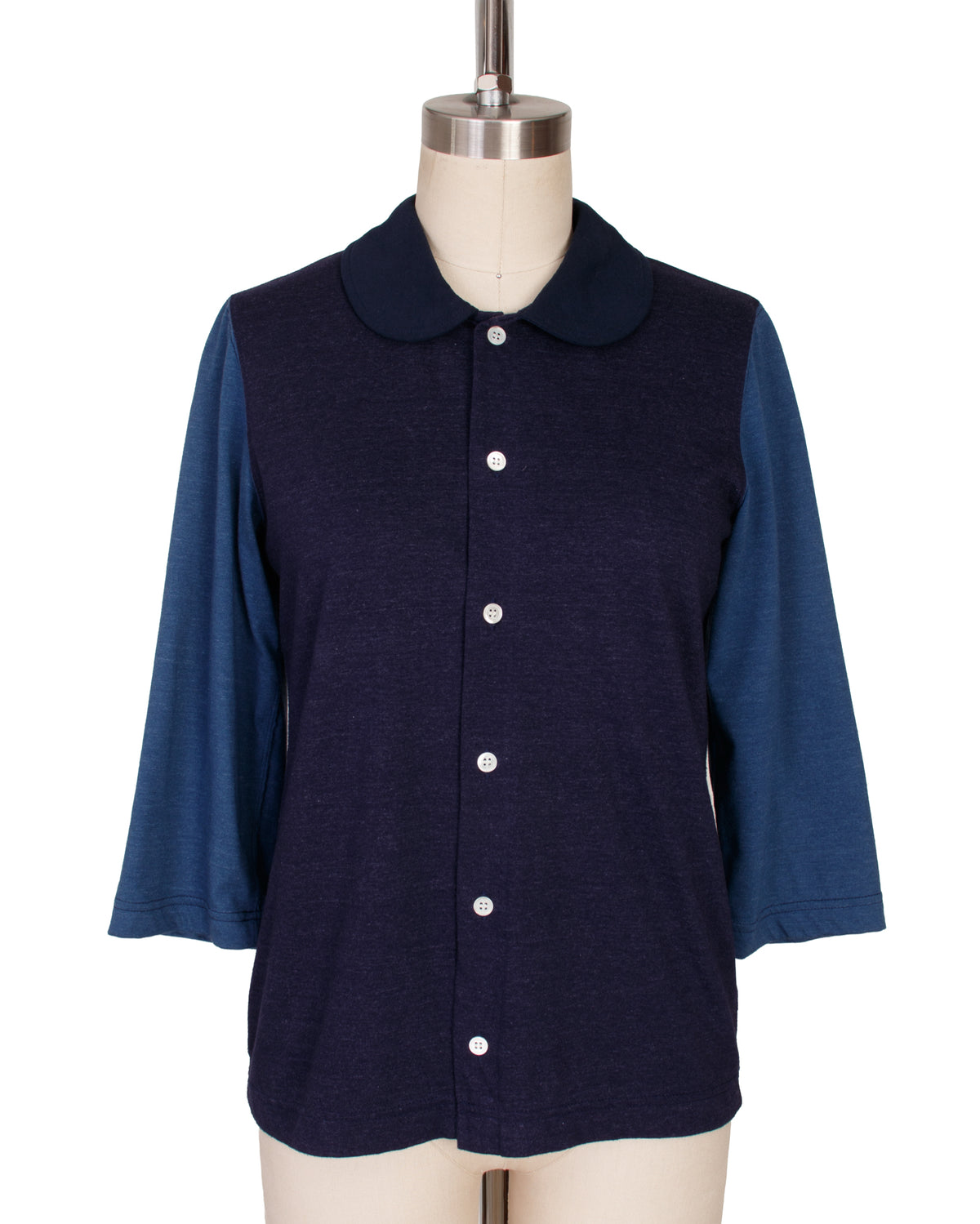 Tricot Comme Des Garcons Color Block Shirt
