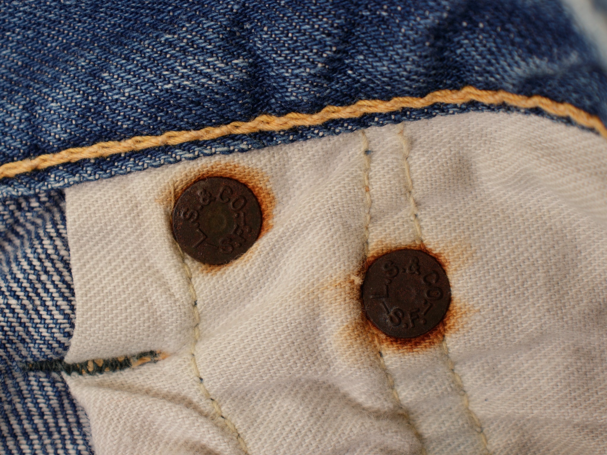 1950s Levis Big E 701 Selvedge Jeans