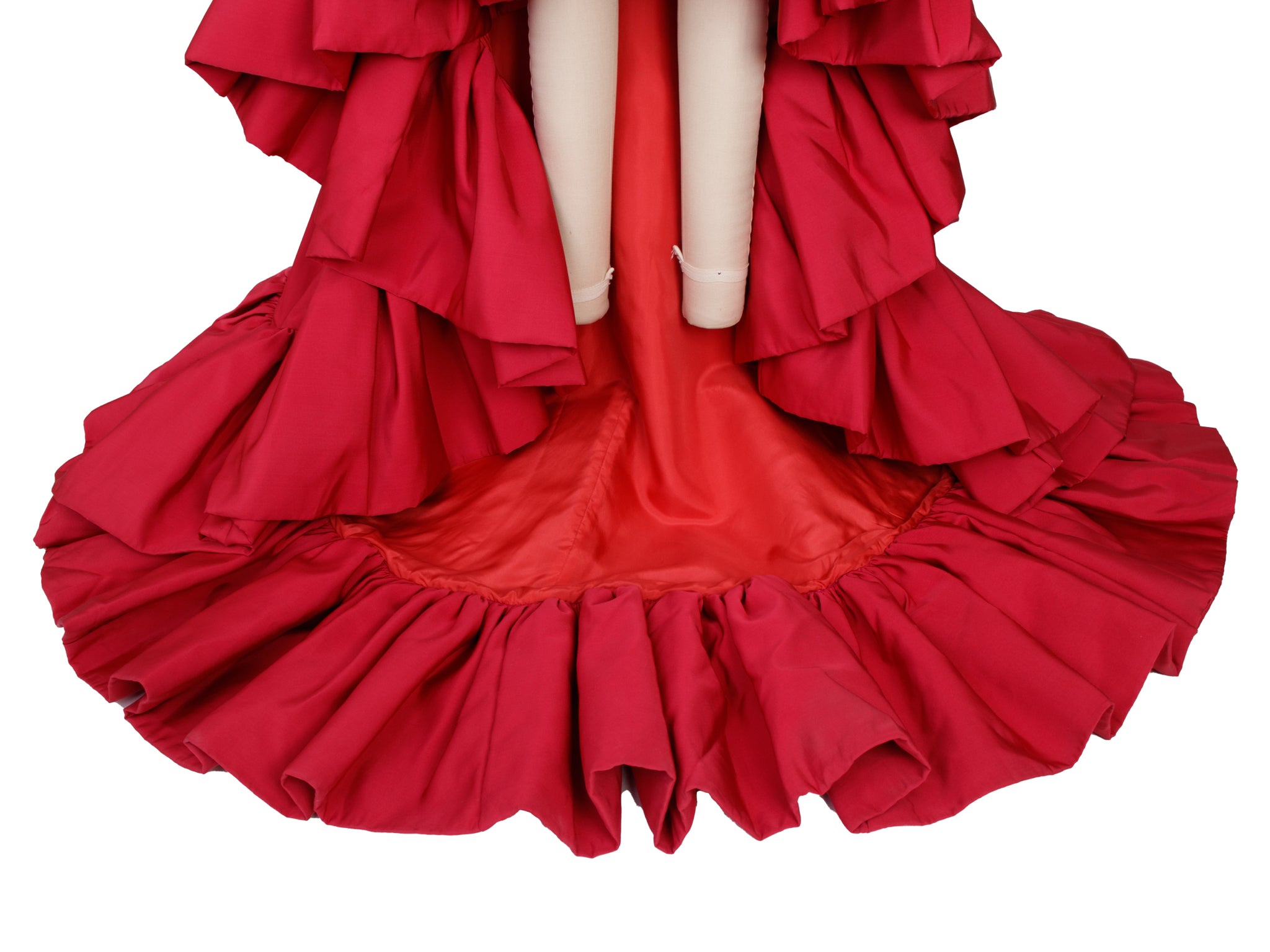 F/W 2019 Runway Christian Siriano Silk Pleated Gown
