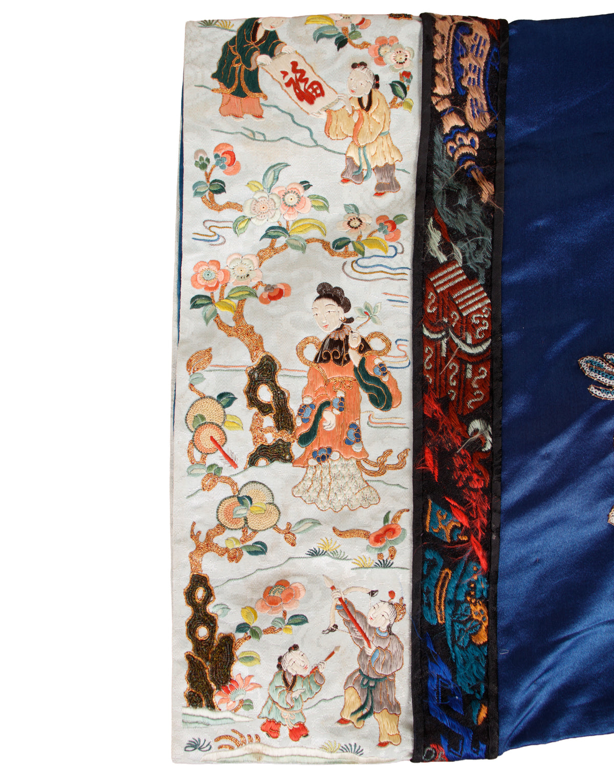 1930s Chinese Silk Embroidered Robe