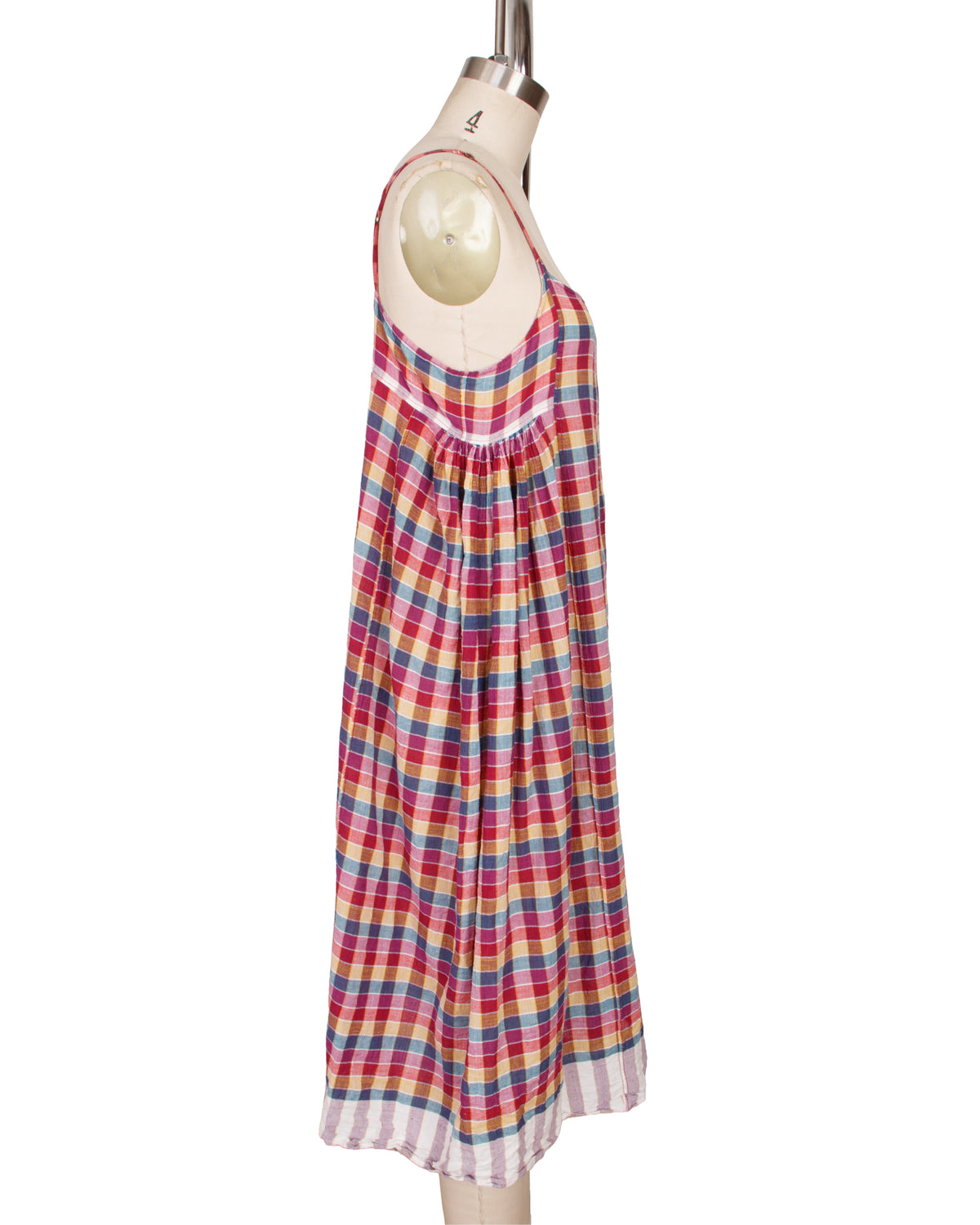 Injiri Rainbow Madras Slip Dress