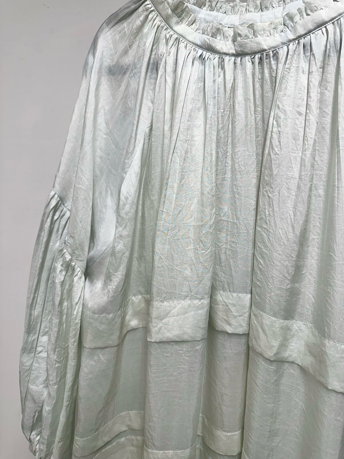 Runaway Bicycle Willow Silk Dress