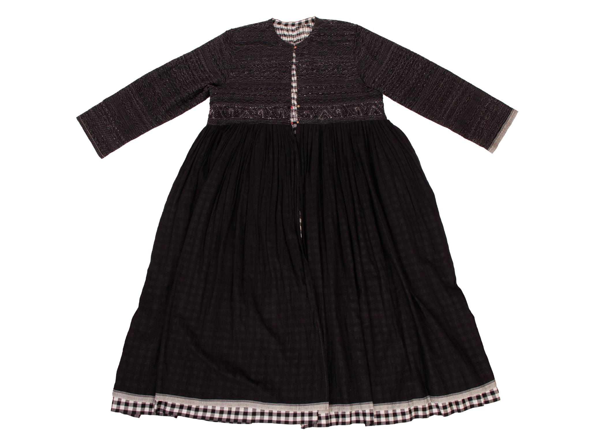 Injiri Reversible Cotton Embroidered Coat
