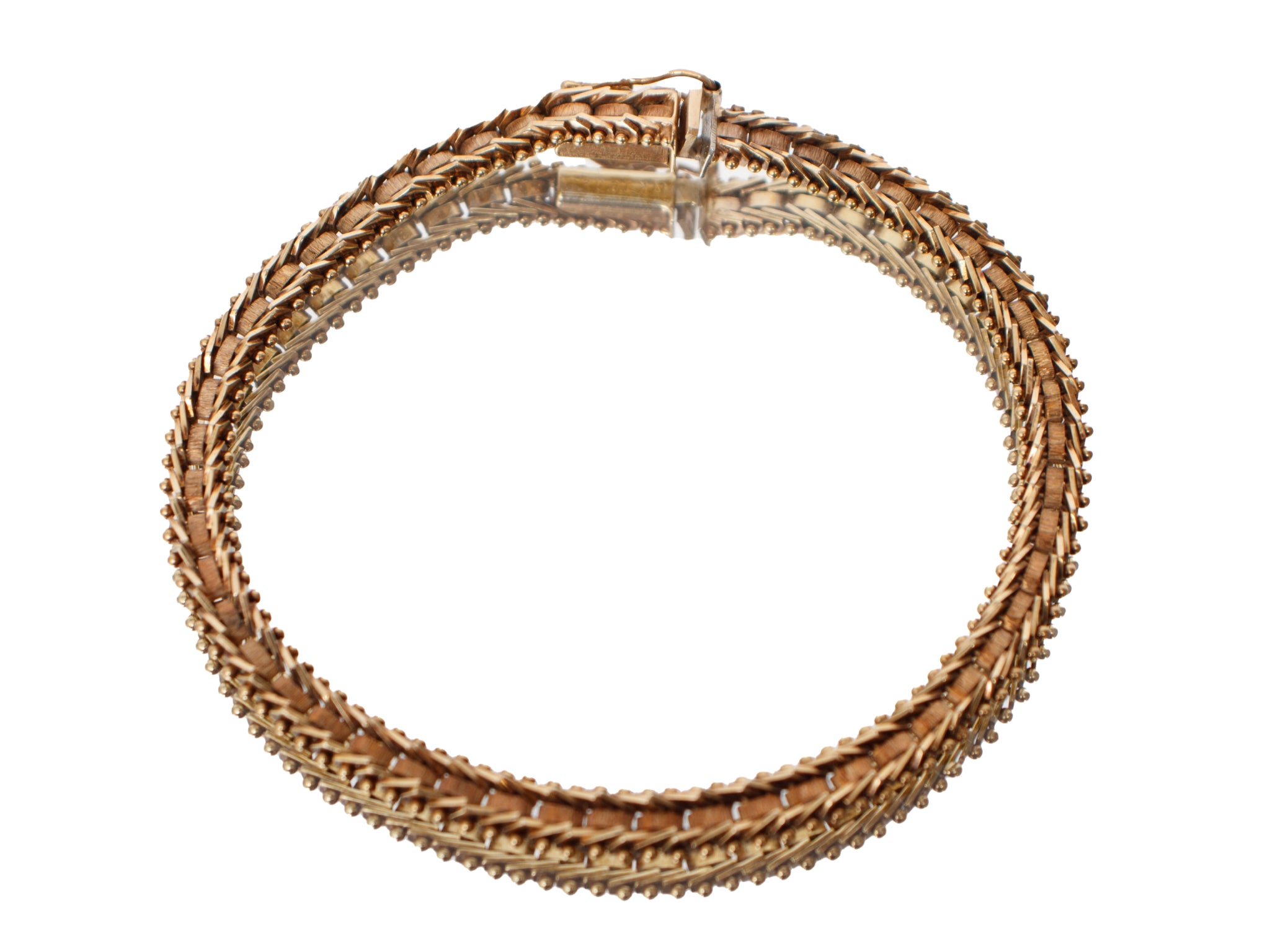 14K Gold Riccio Chain Bracelet