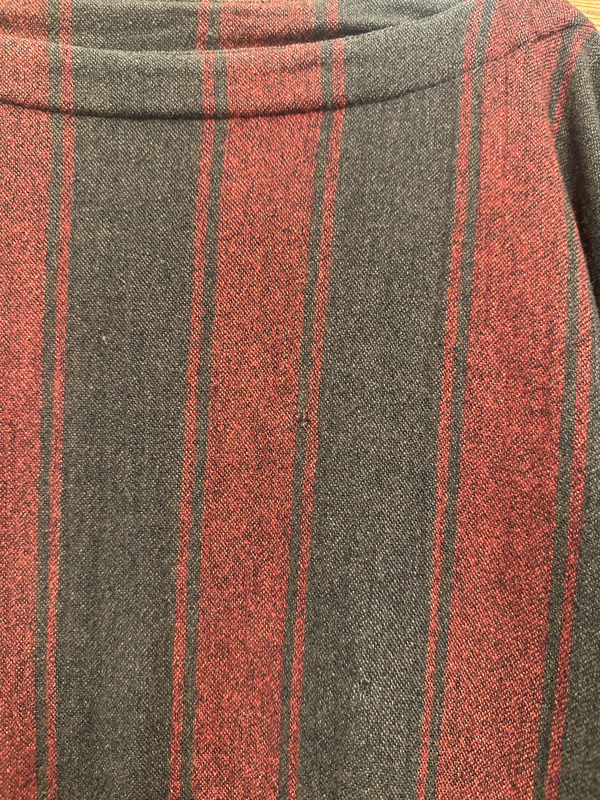 Issey Miyake Plantation Wool Striped Dress