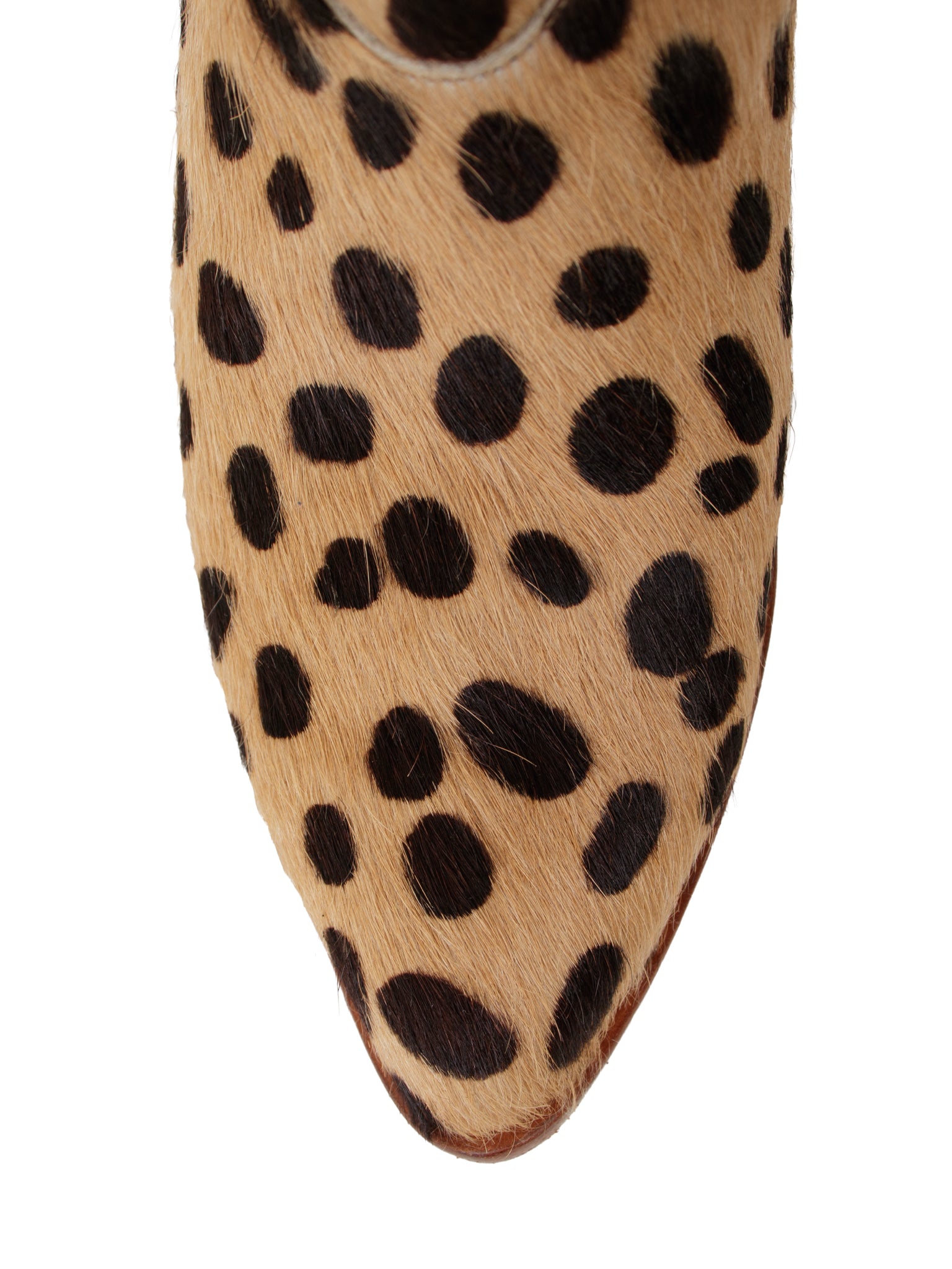 Dopp Ponyhair Cheetah Print Cowboy Boots
