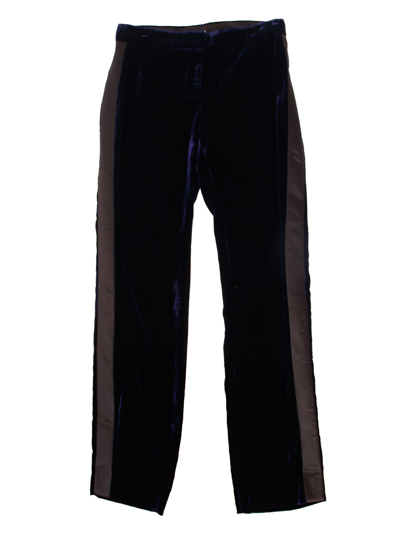 Tom Ford Velvet & Satin Tuxedo Stripe Pants