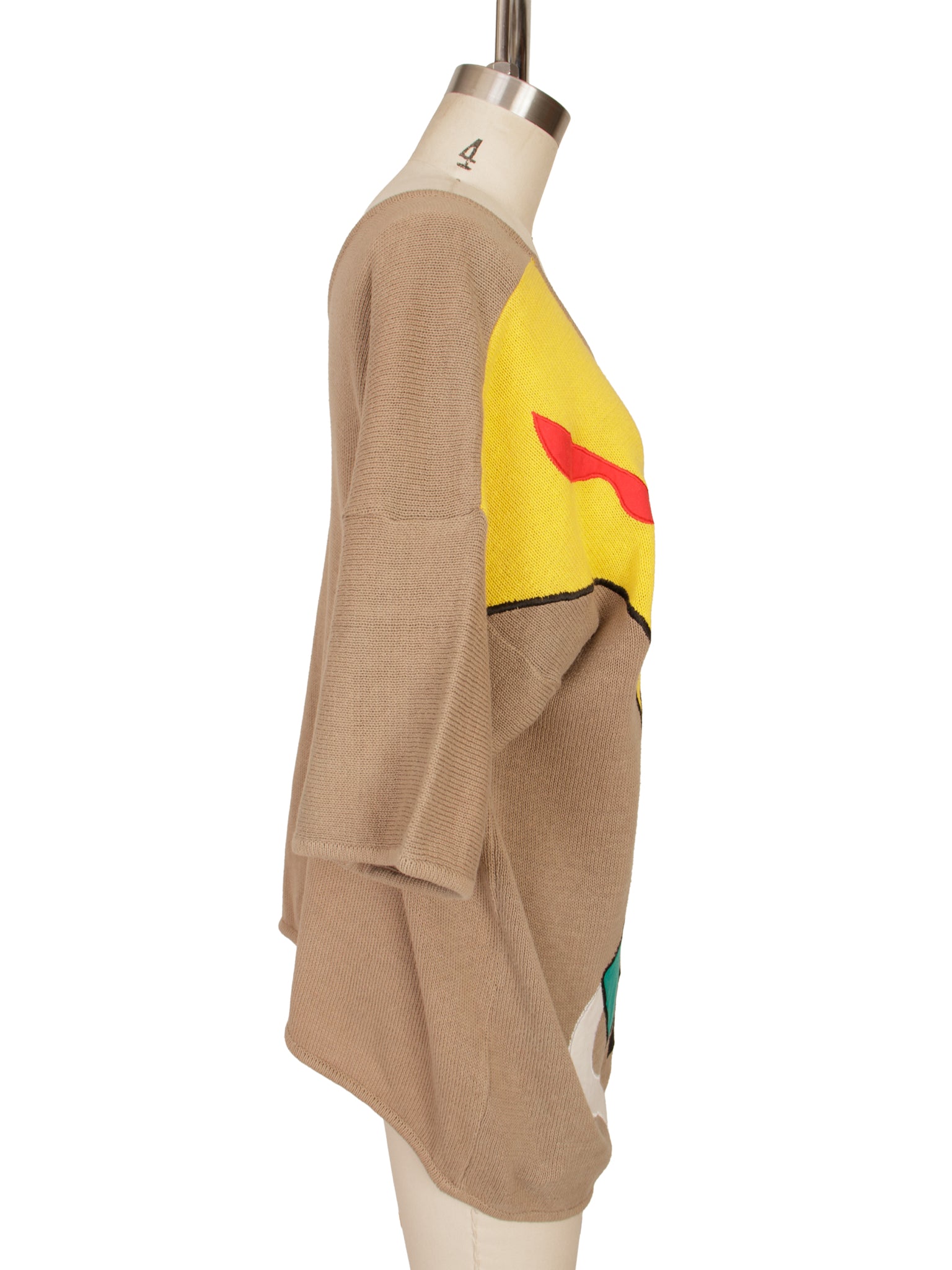 1980s Kansai Yamamoto Archival Intarsia Sweater
