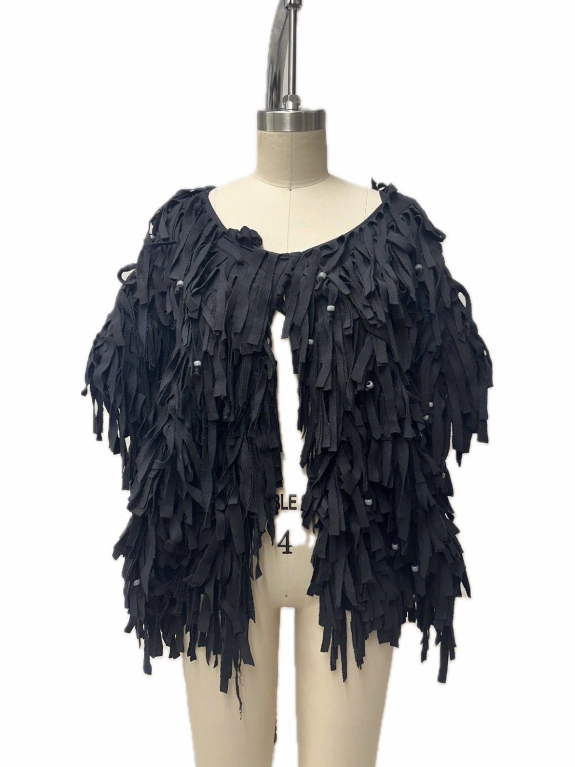 Handmade Cotton Jersey Fringe Top