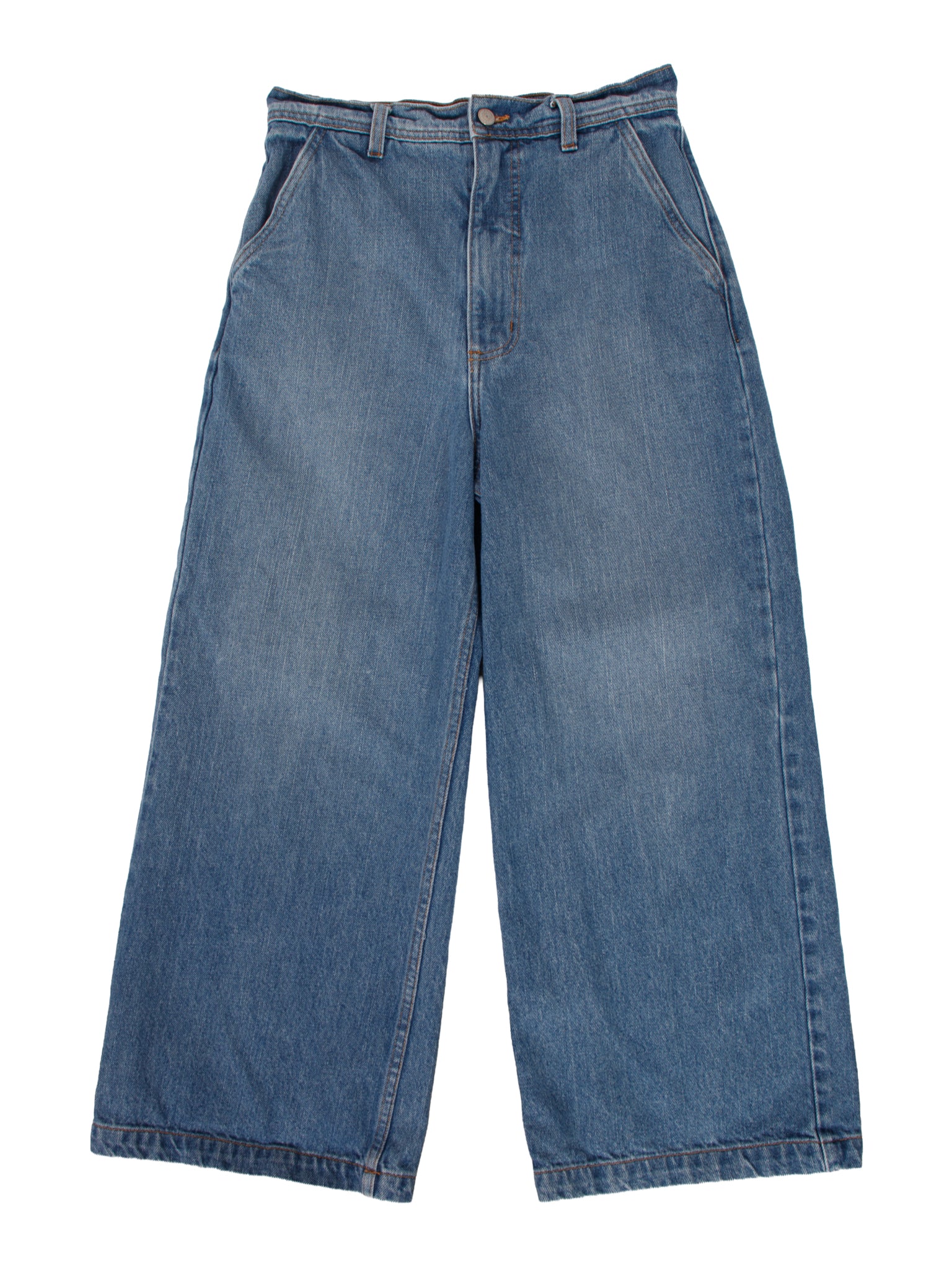 Caron Callahan Medium Wash Wide Leg Jeans